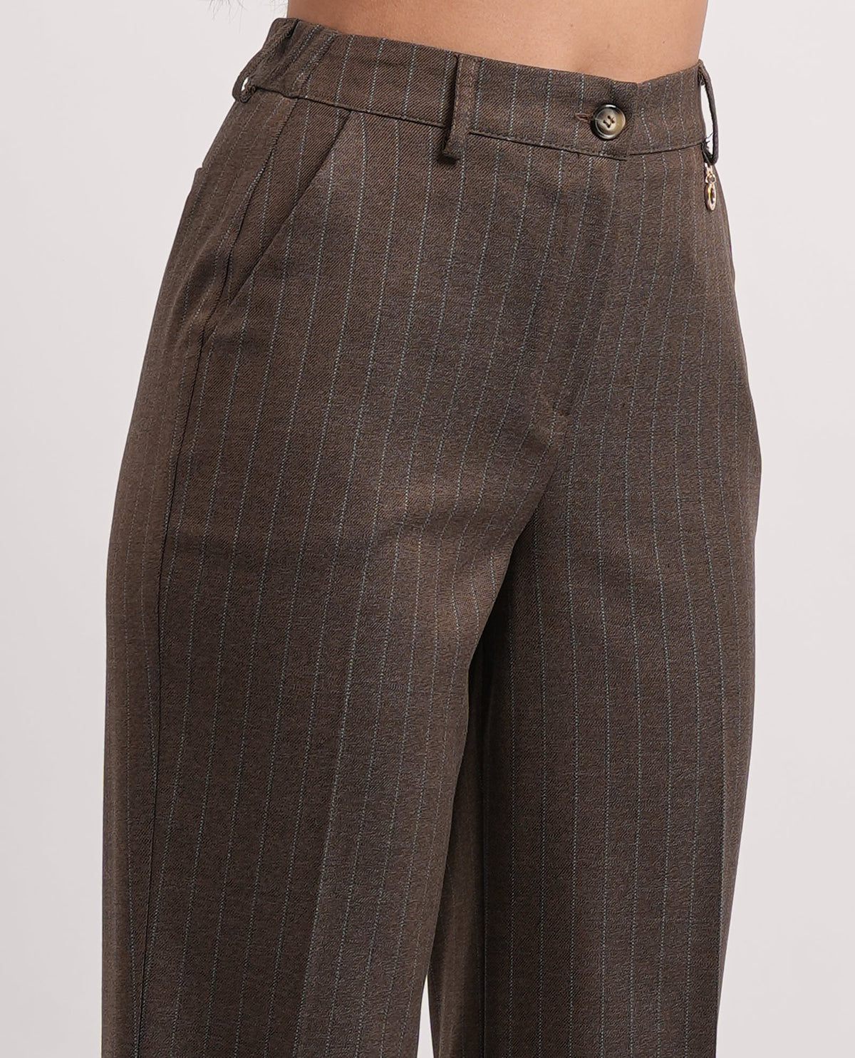 Pantaloni a vita alta Relish donna a palazzo 