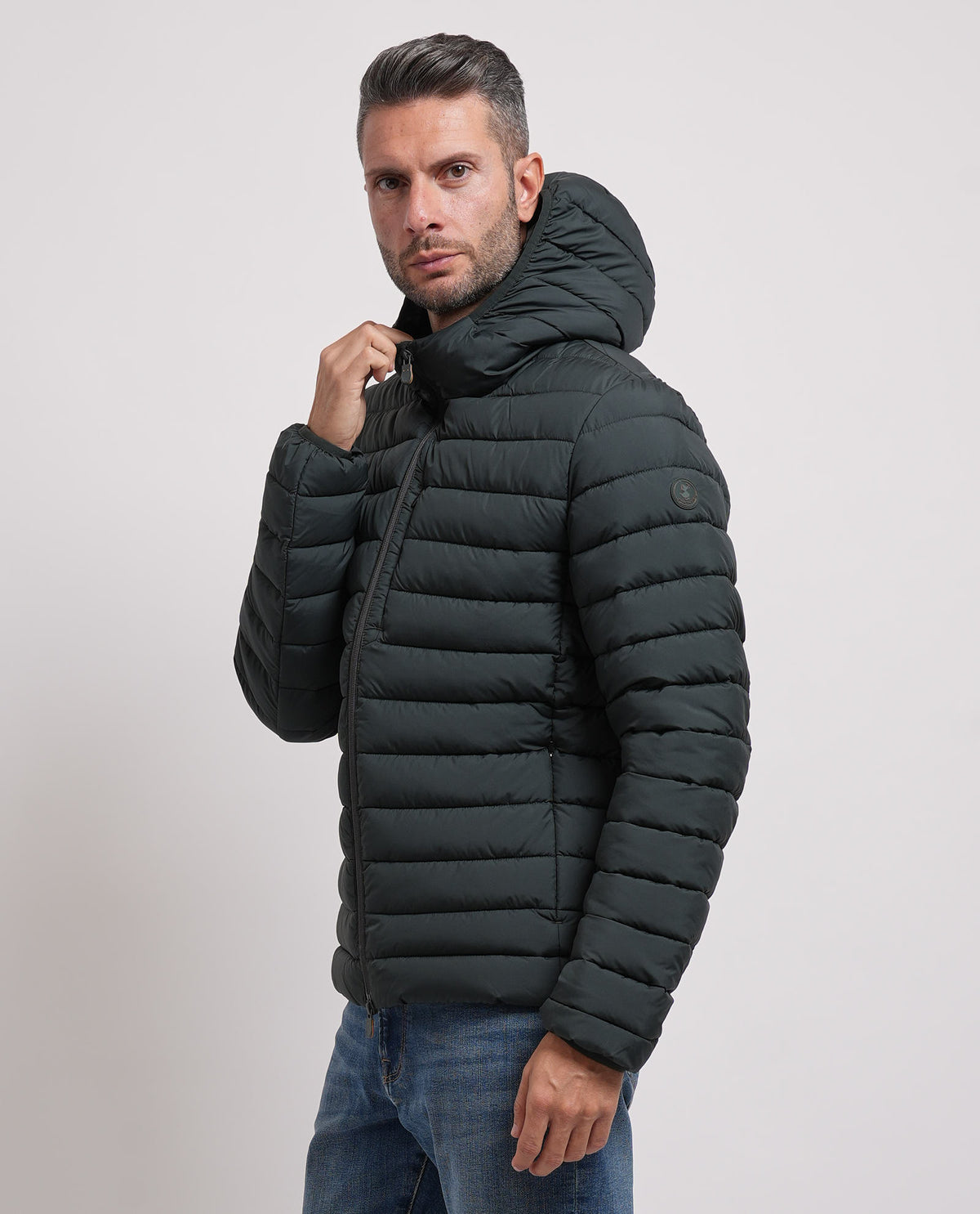 Piumino uomo Save the Duck con cappuccio 