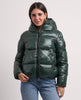 Piumino donna Save the Duck con logo su braccio