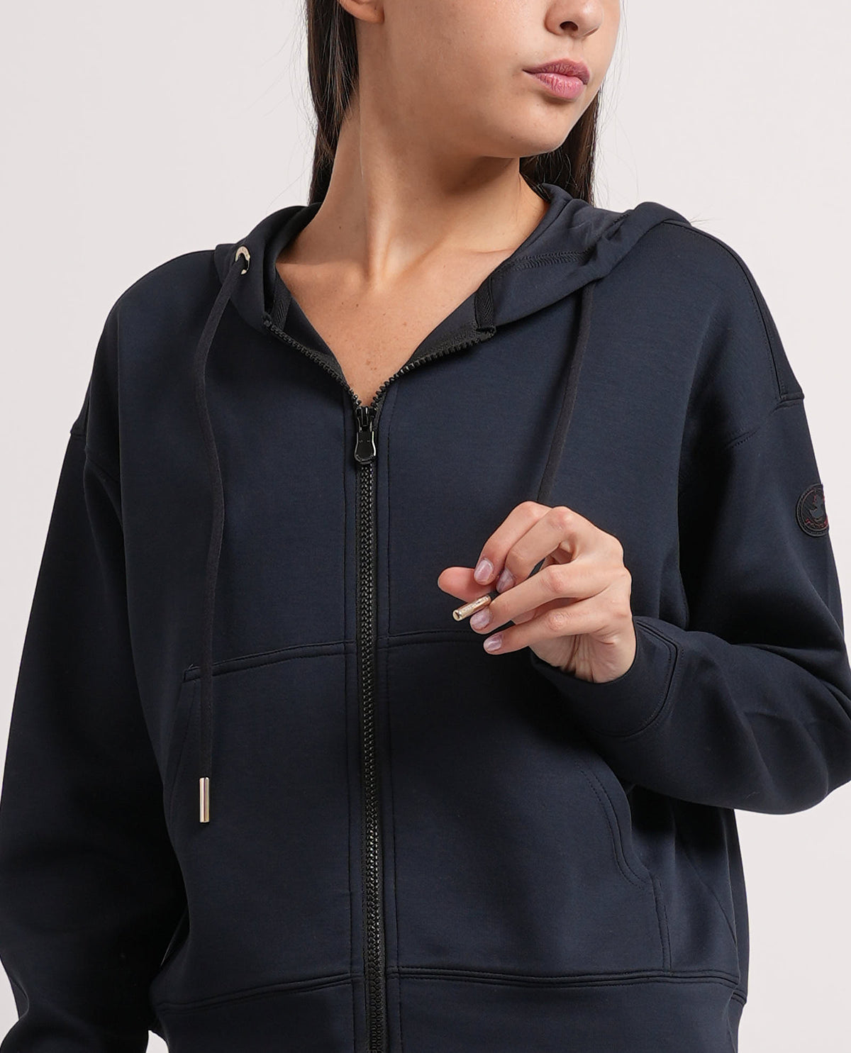 Felpa donna Save the Duck con cappuccio 