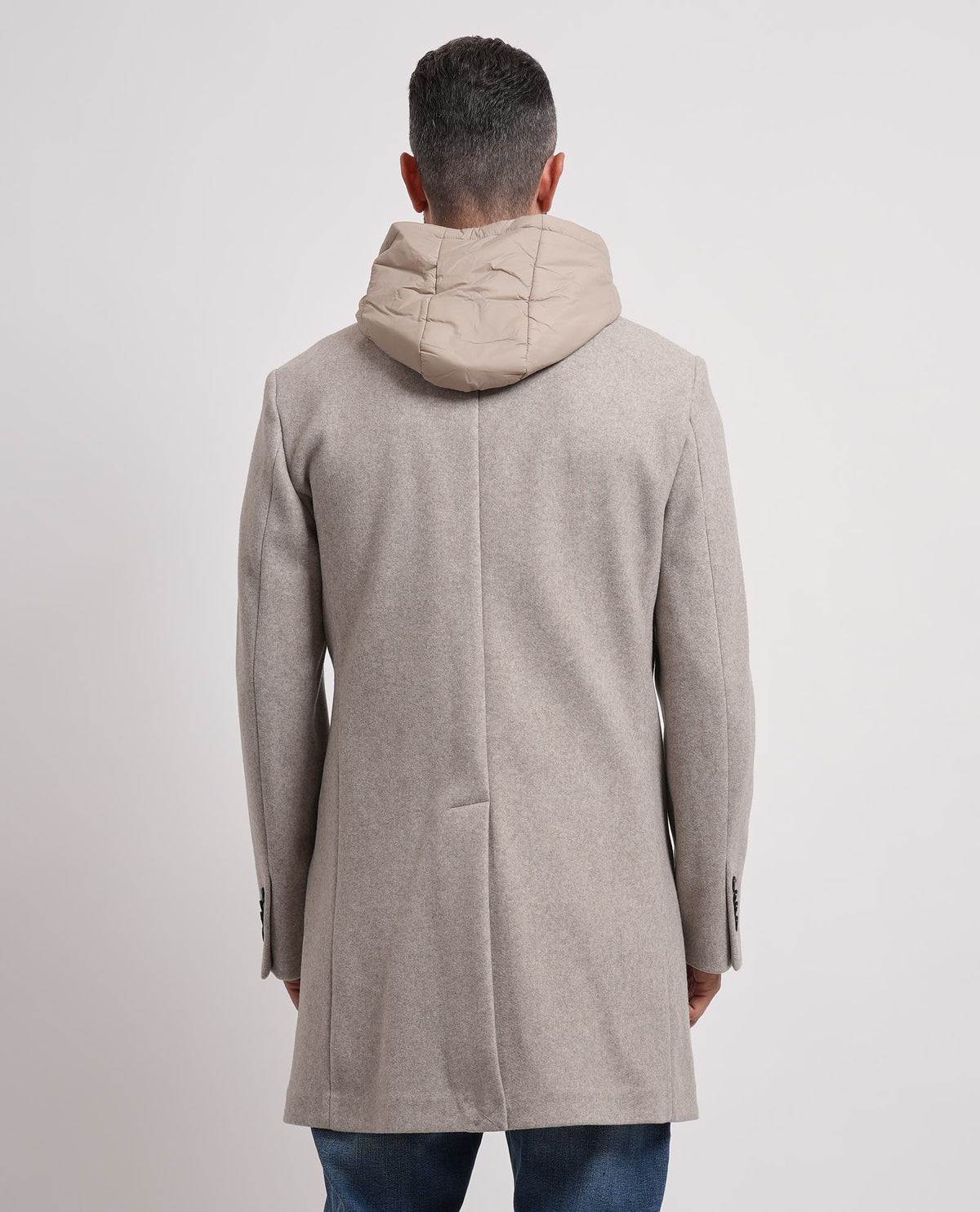 Cappotto lungo Seinse uomo con gilet trapuntato 