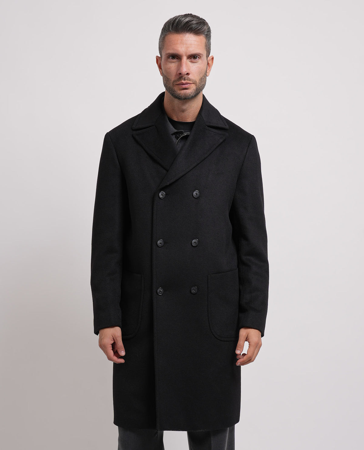 Cappotto lungo doppiopetto Seinse uomo 