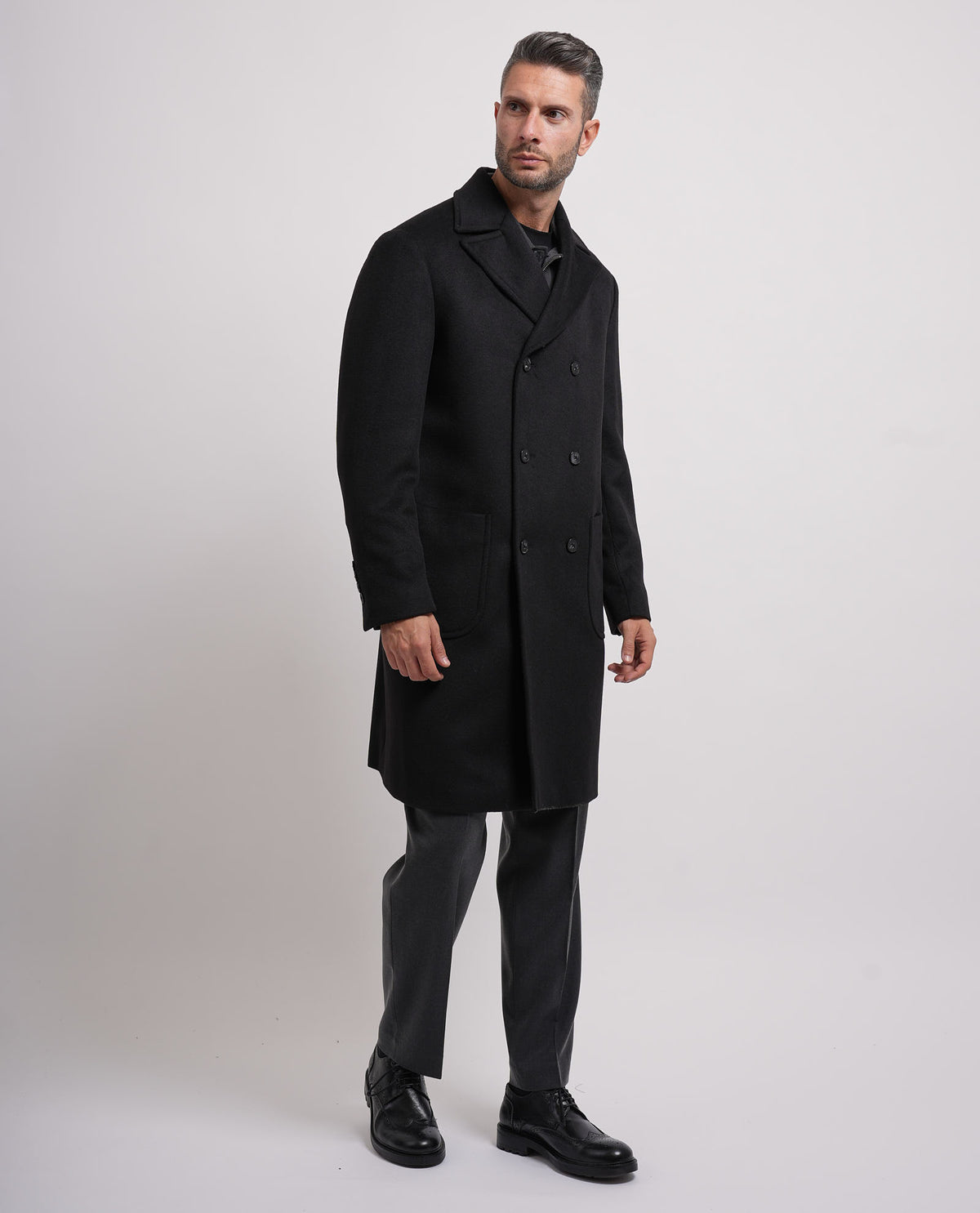Cappotto lungo doppiopetto Seinse uomo 