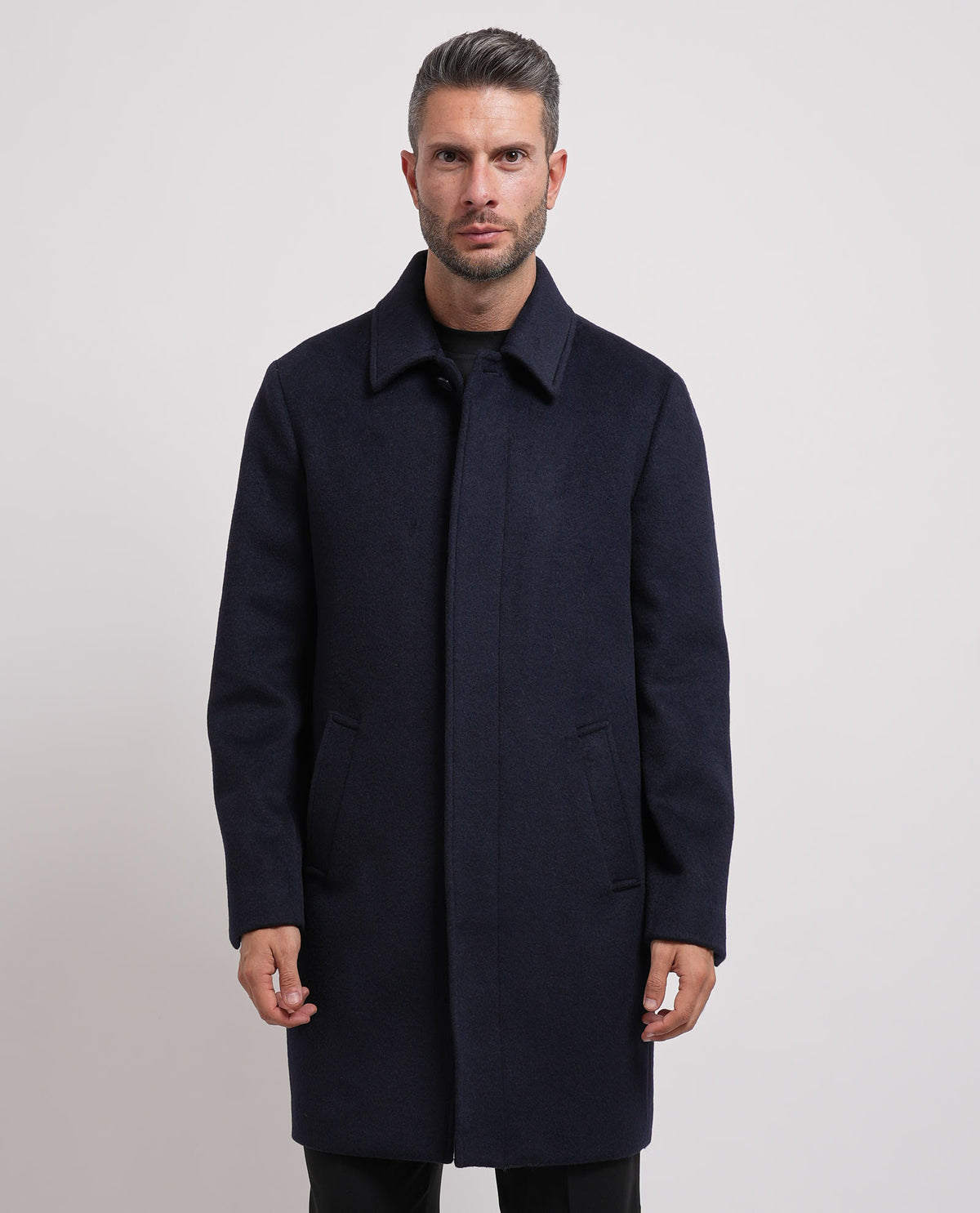 Cappotto monopetto Seinse uomo in misto lana 