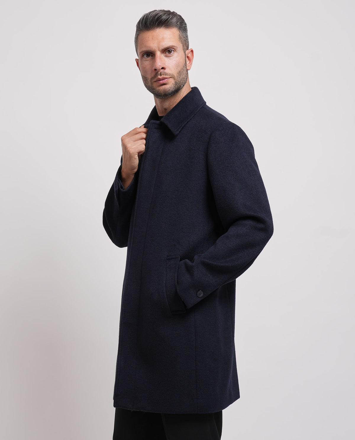 Cappotto monopetto Seinse uomo in misto lana 