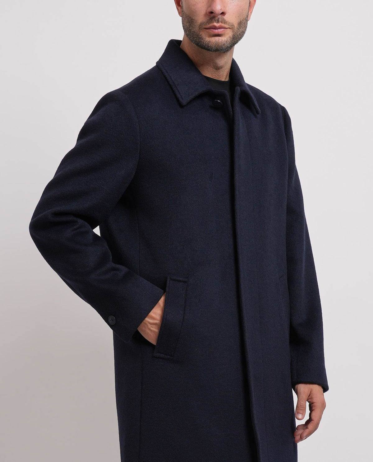 Cappotto monopetto Seinse uomo in misto lana 