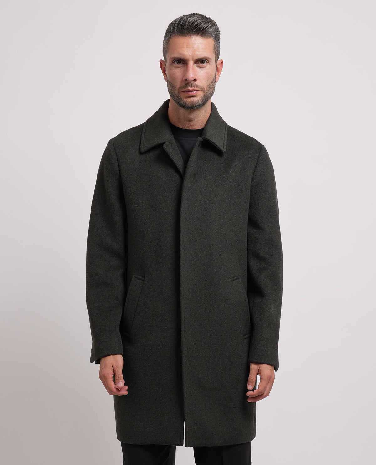 Cappotto monopetto Seinse uomo in misto lana 