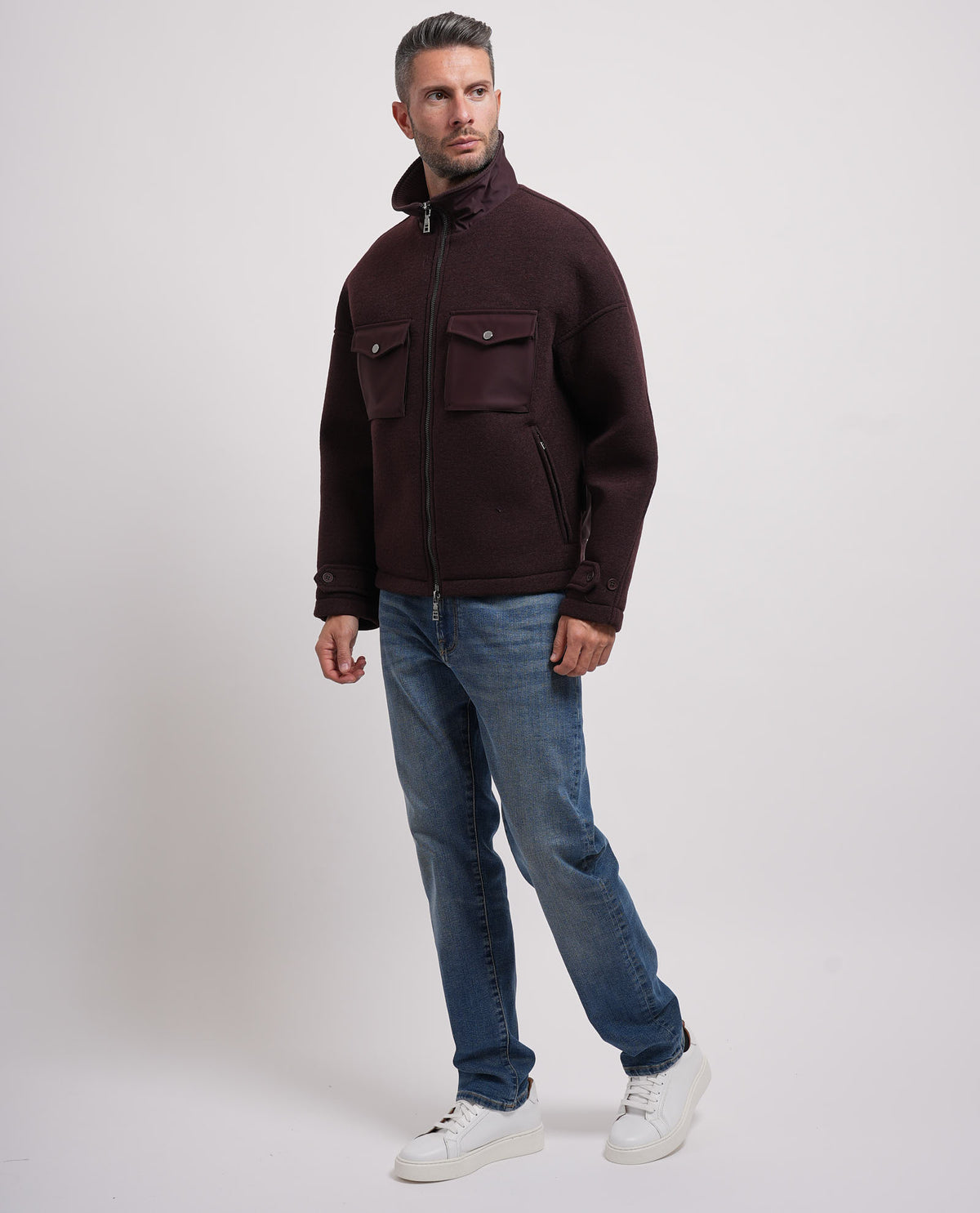 Giubbotto con collo a camicia Seinse uomo 