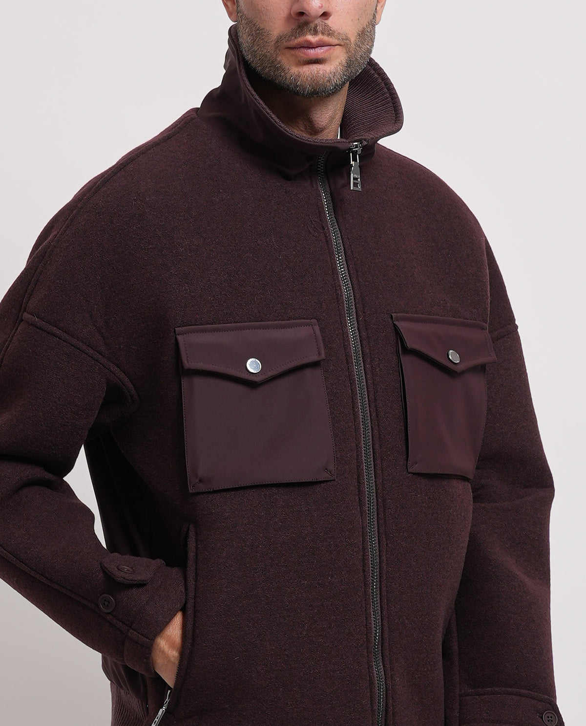Giubbotto con collo a camicia Seinse uomo 