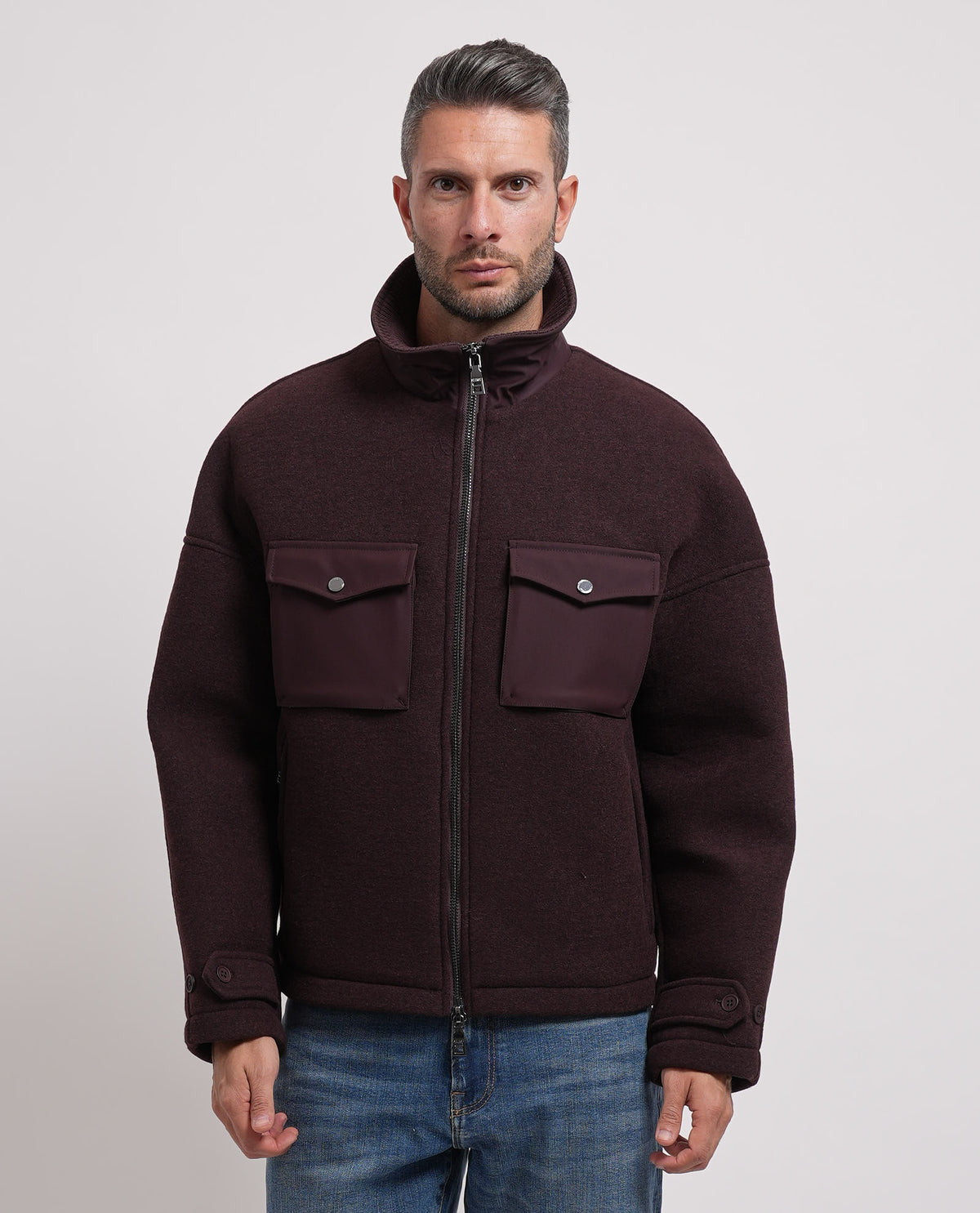 Giubbotto con collo a camicia Seinse uomo 