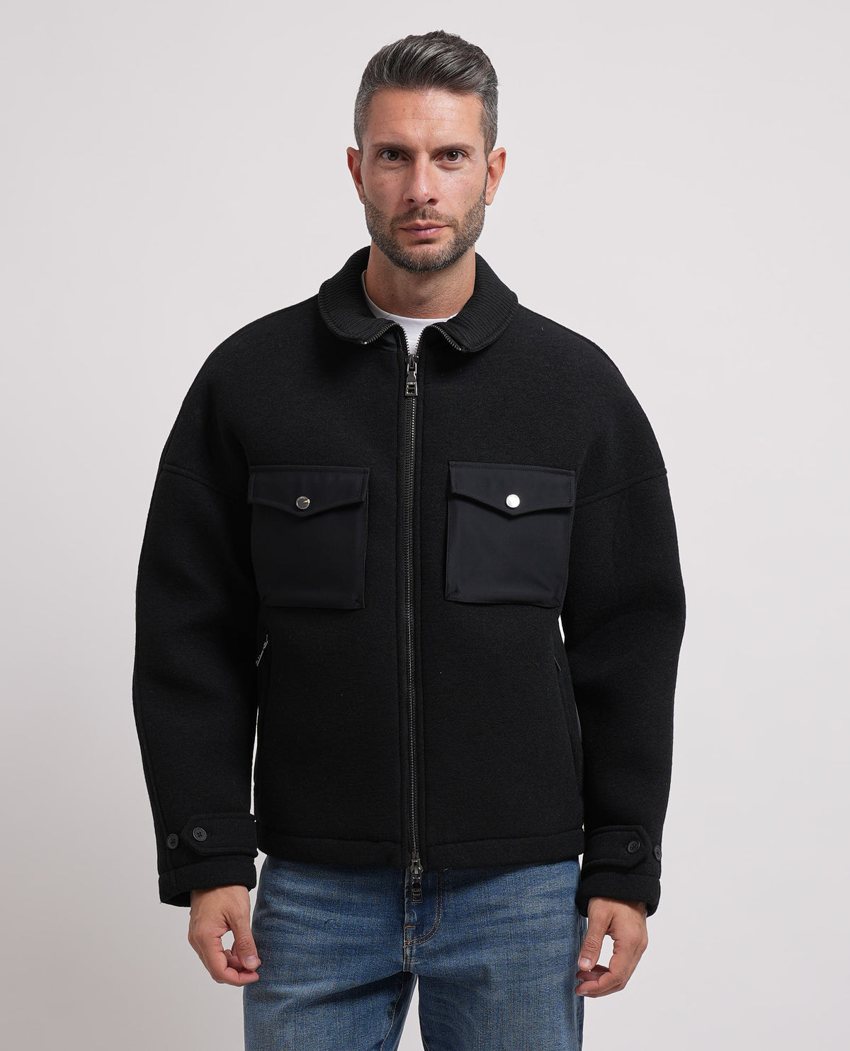 Giubbotto con collo a camicia Seinse uomo 