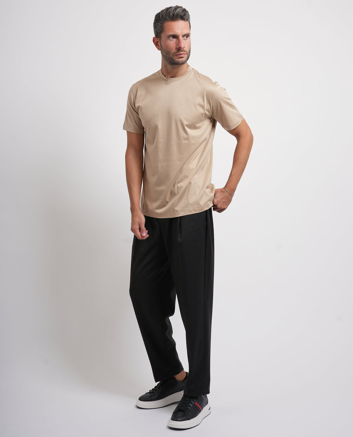 T-shirt uomo Settemezzo in misto cotone e modal 