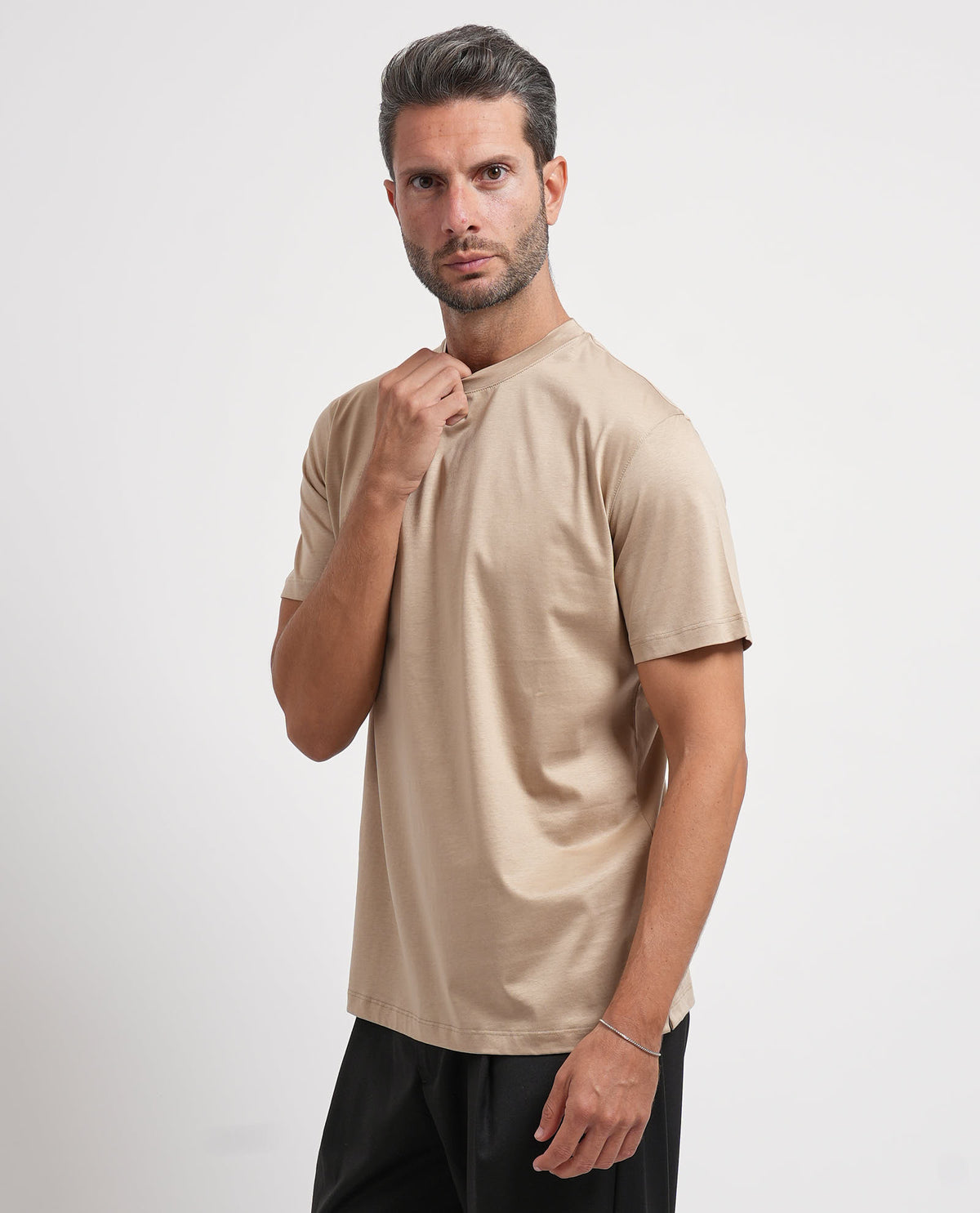 T-shirt uomo Settemezzo in misto cotone e modal 