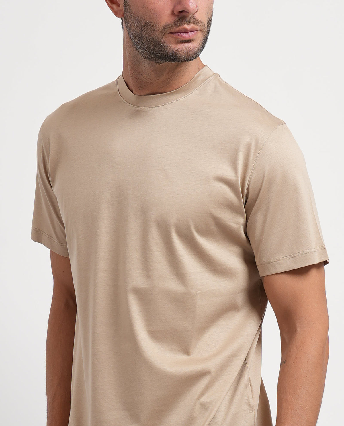T-shirt uomo Settemezzo in misto cotone e modal 