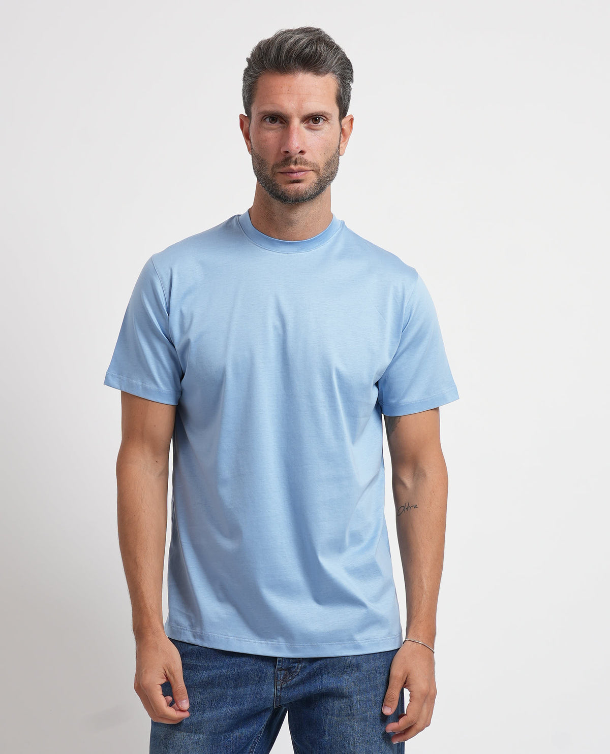 T-shirt uomo Settemezzo in misto cotone e modal 