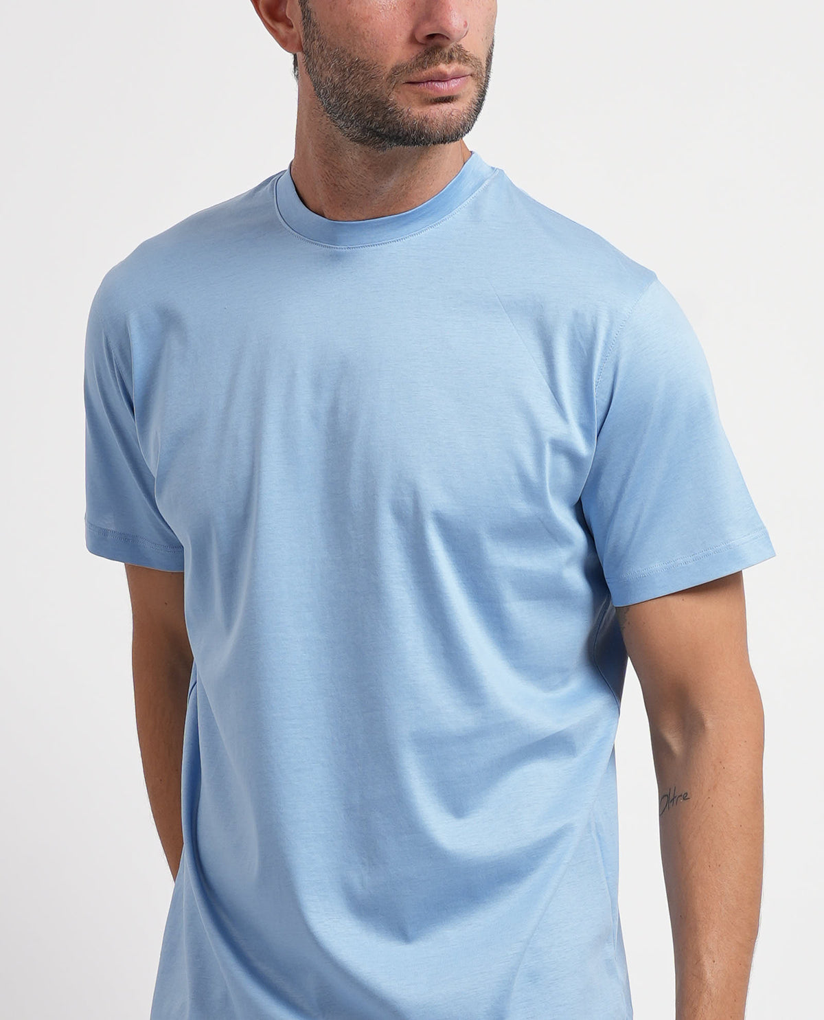 T-shirt uomo Settemezzo in misto cotone e modal 