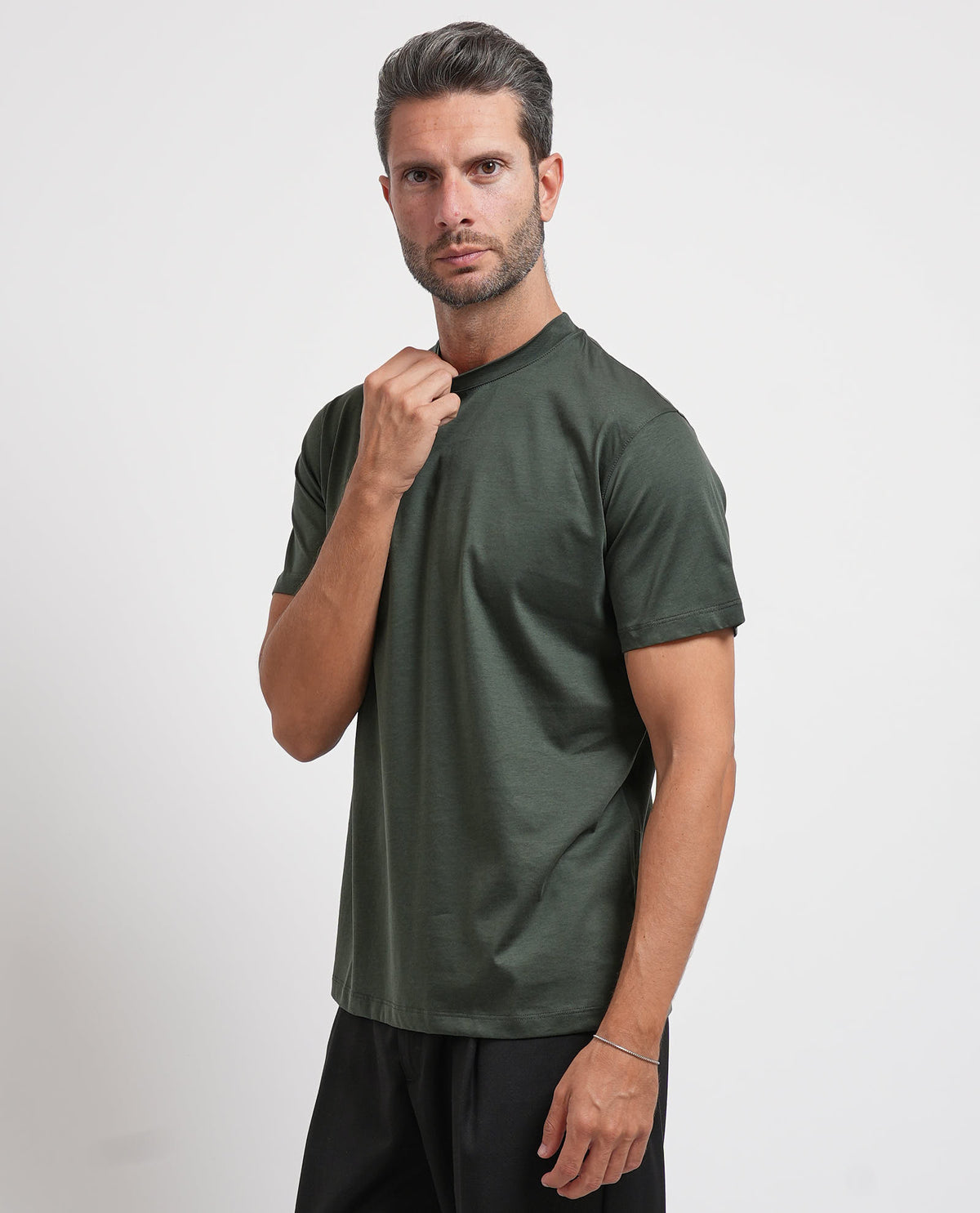 T-shirt uomo Settemezzo in misto cotone e modal 