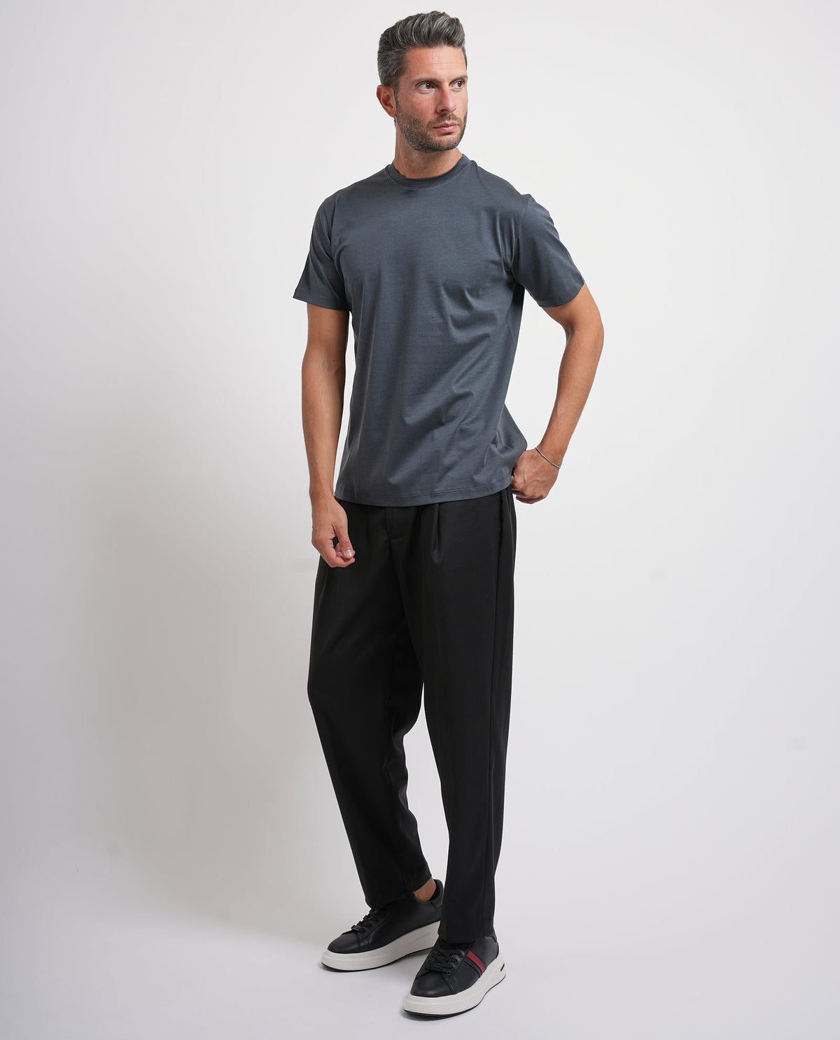 T-shirt uomo Settemezzo in misto cotone e modal 
