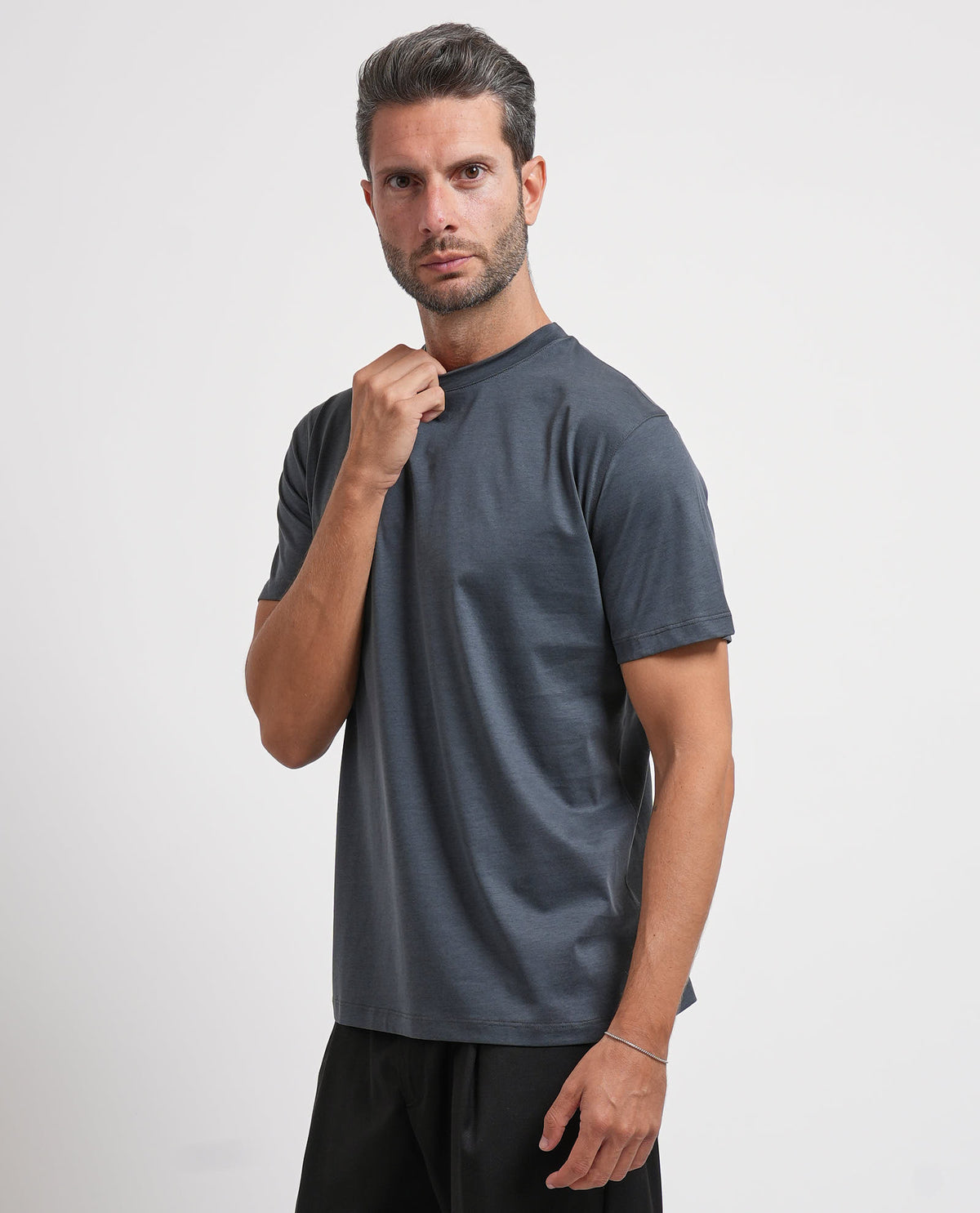 T-shirt uomo Settemezzo in misto cotone e modal 