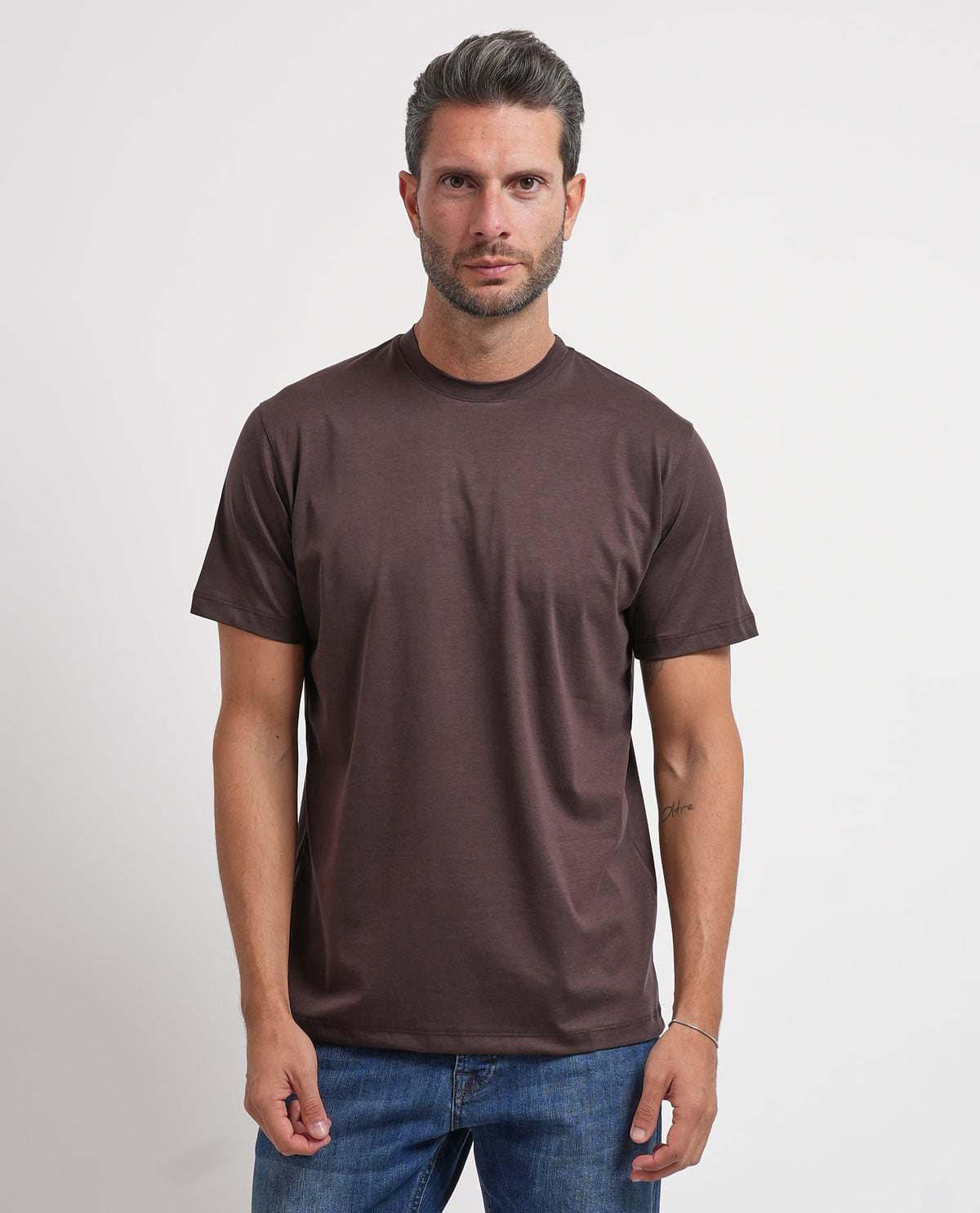 T-shirt uomo Settemezzo in misto cotone e modal 