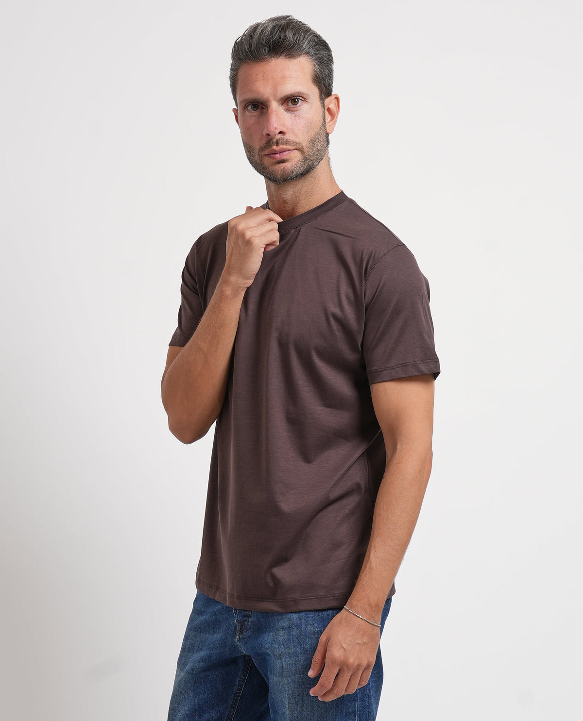 T-shirt uomo Settemezzo in misto cotone e modal 