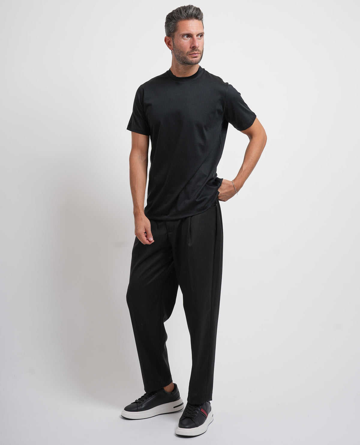 T-shirt uomo Settemezzo in misto cotone e modal 