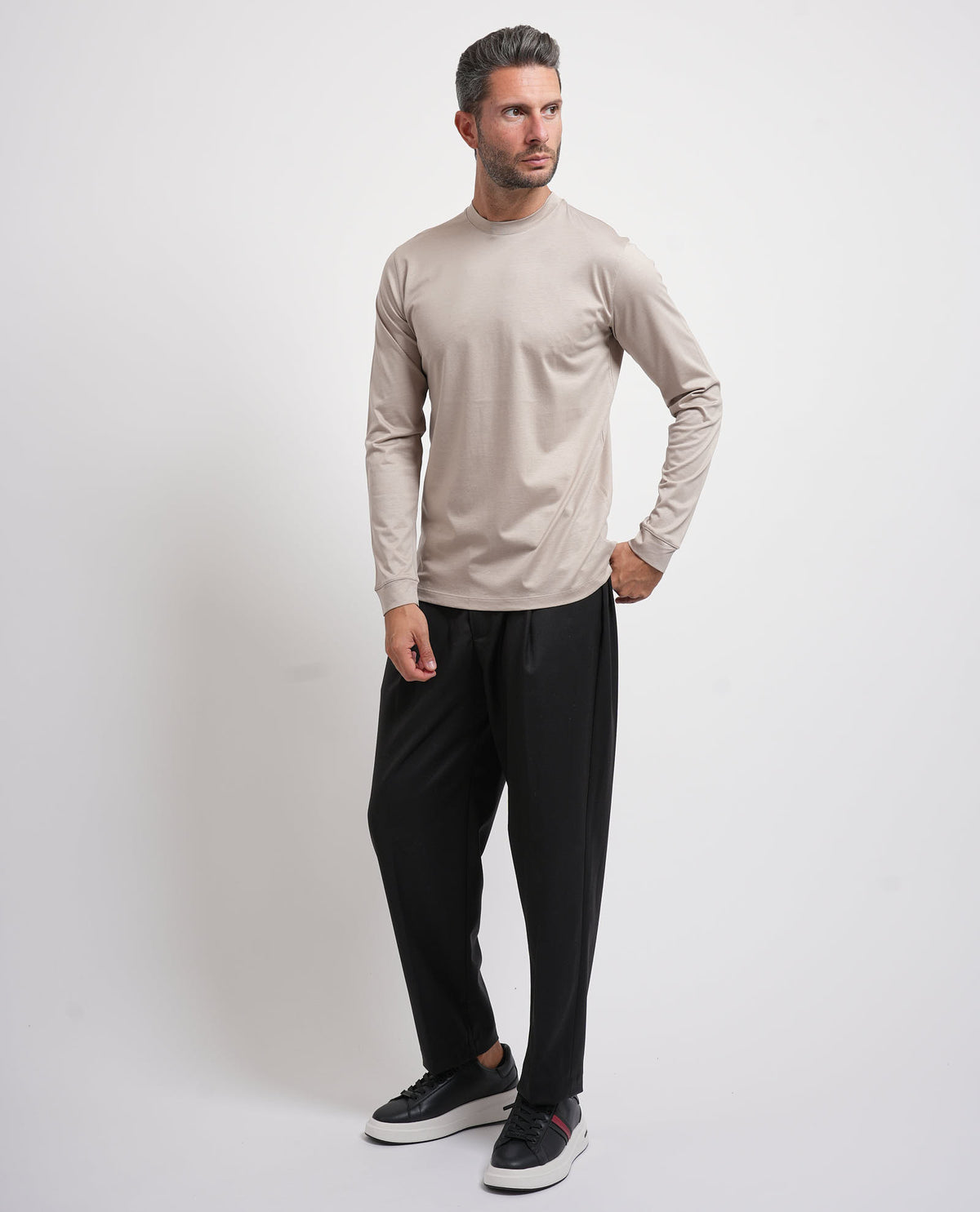 T-shirt uomo Settemezzo maniche lunghe 
