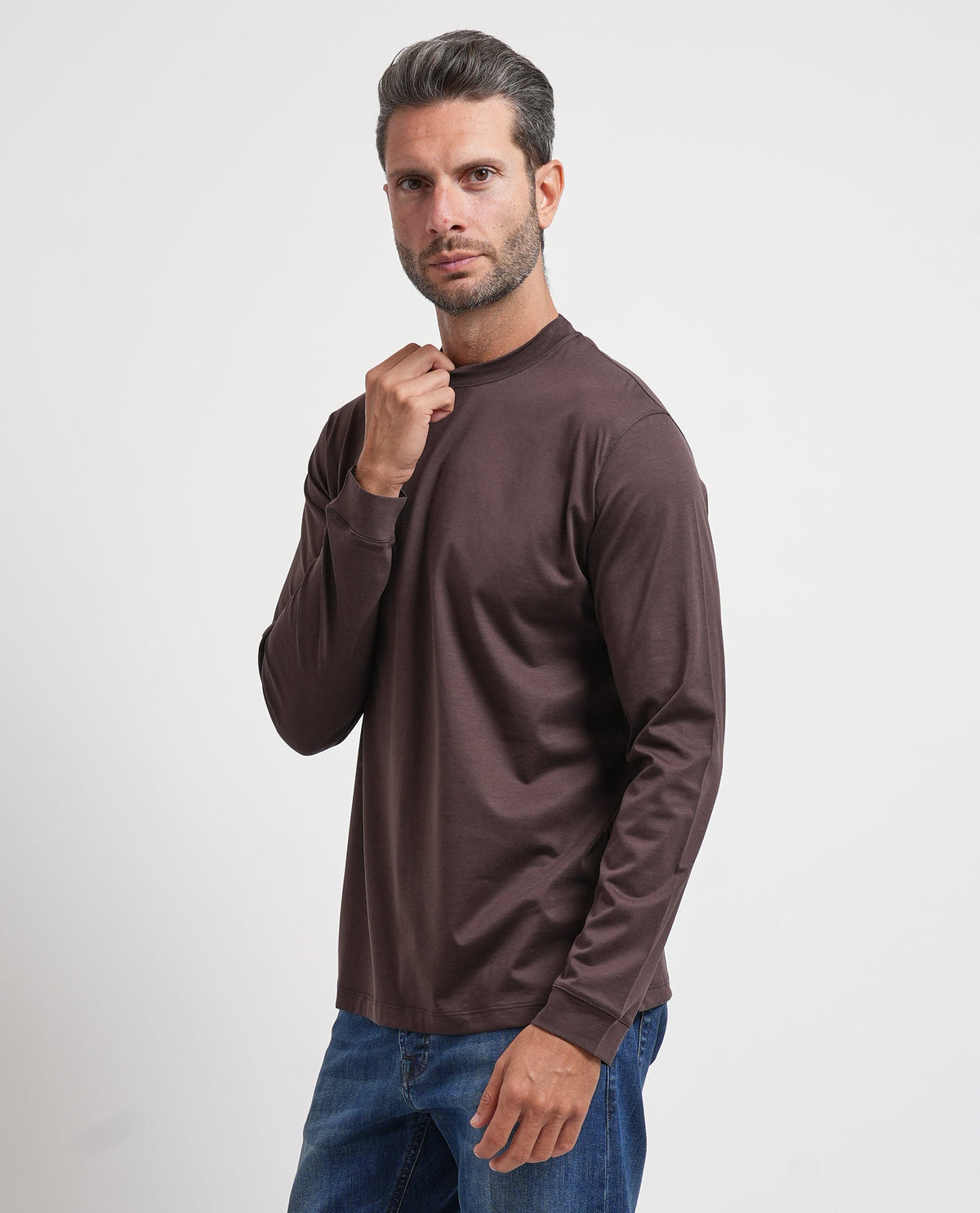T-shirt uomo Settemezzo maniche lunghe 