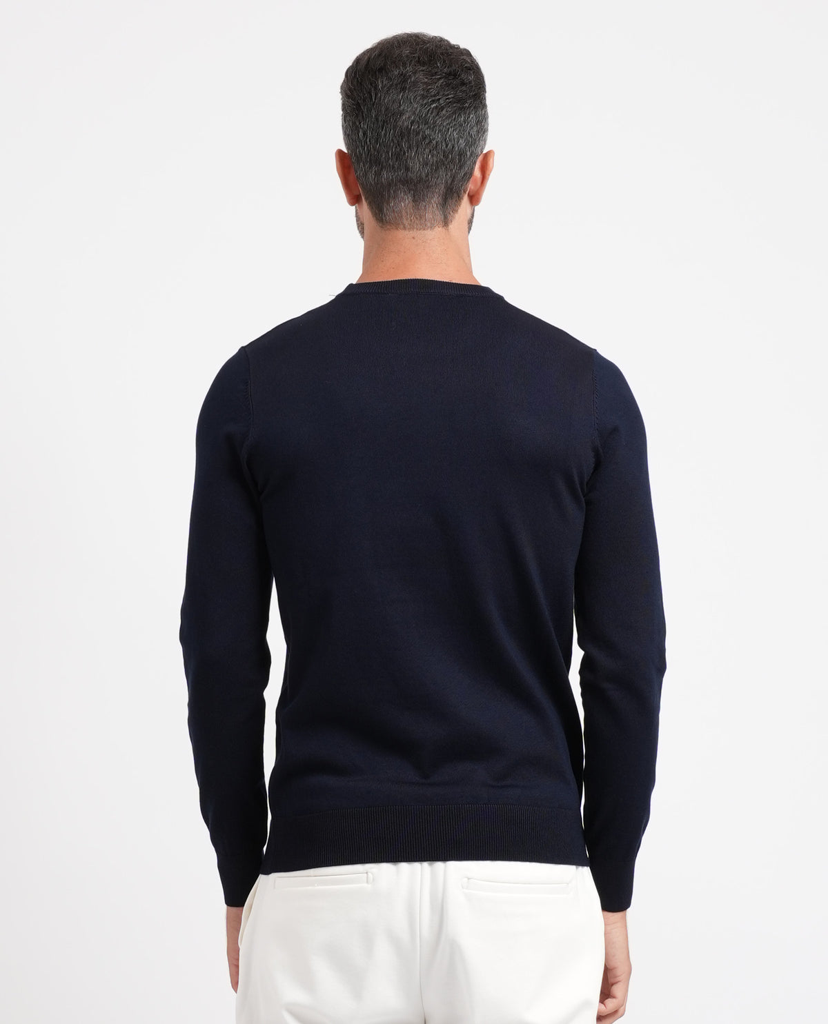 Maglia uomo Sette/Mezzo girocollo con targhetta 
