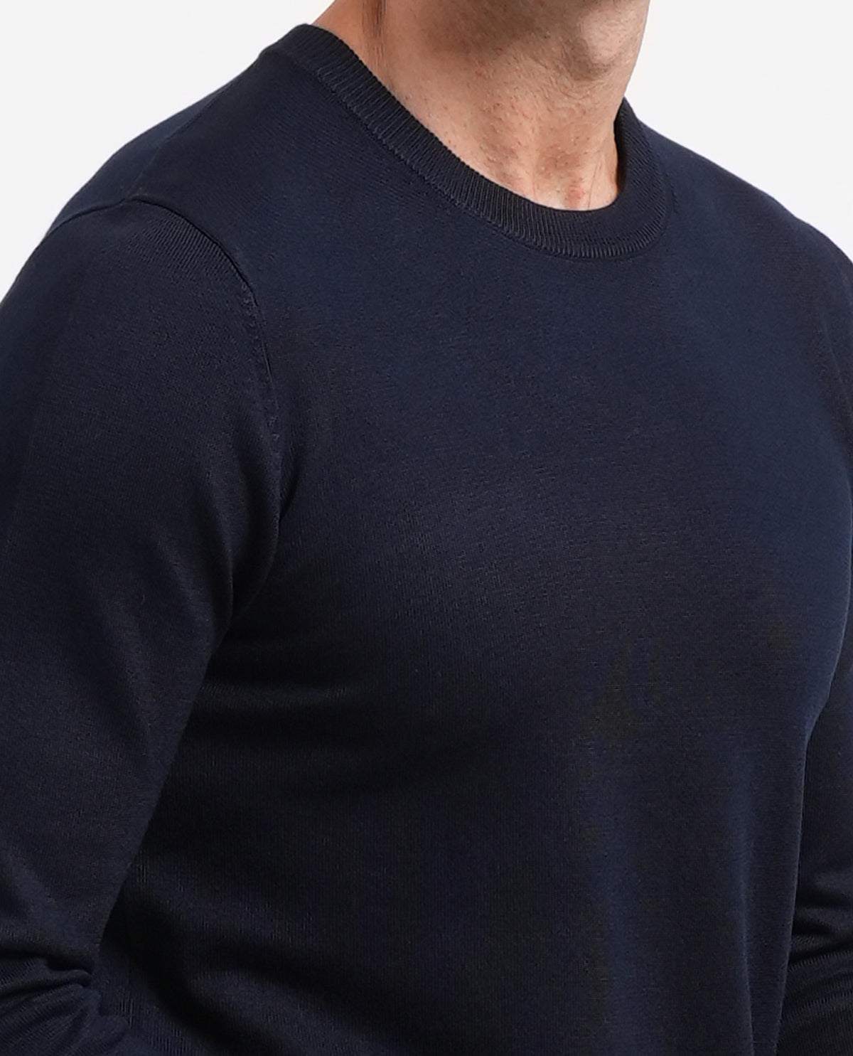 Maglia uomo Sette/Mezzo girocollo con targhetta 