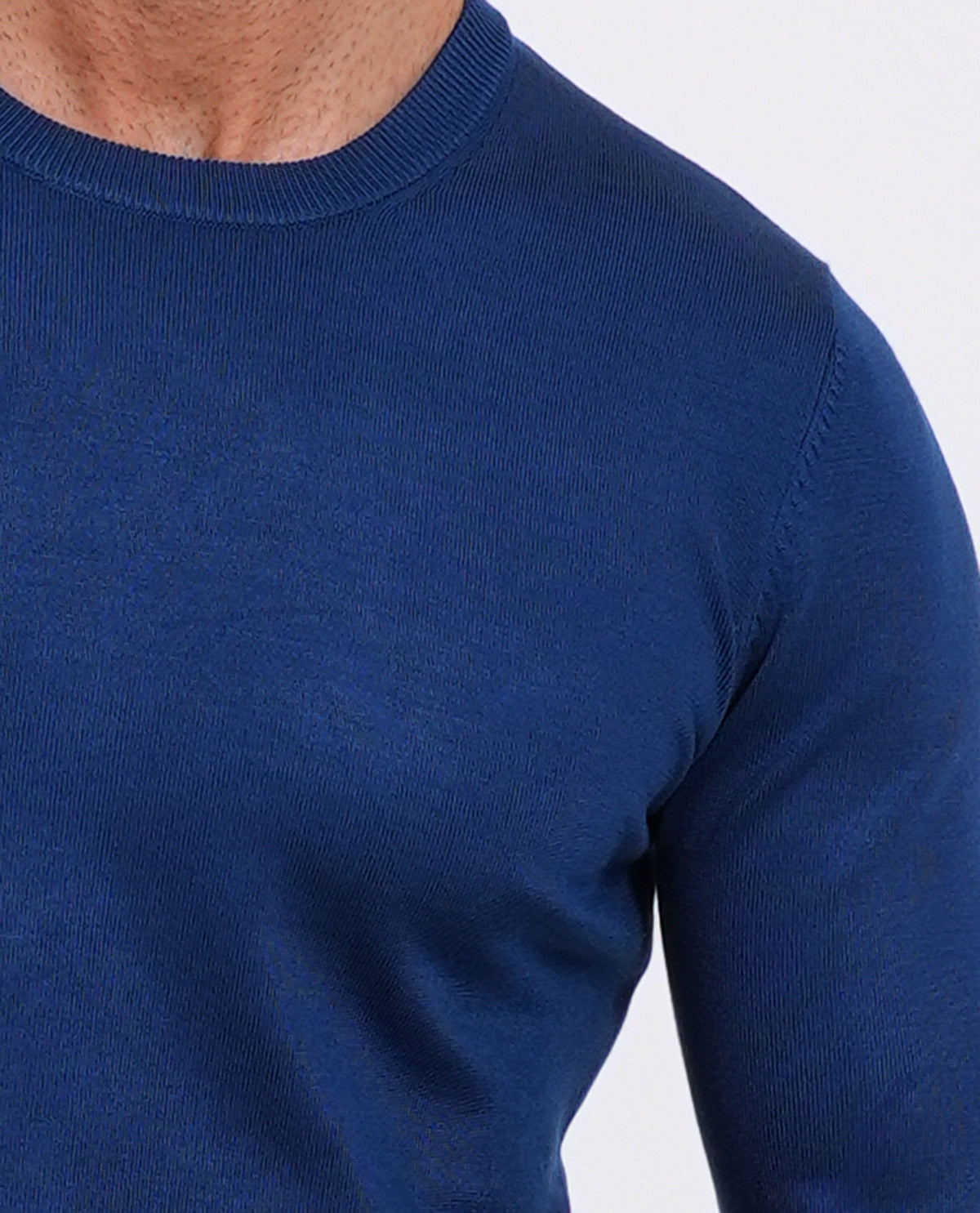 Maglia uomo Sette/Mezzo girocollo con targhetta 