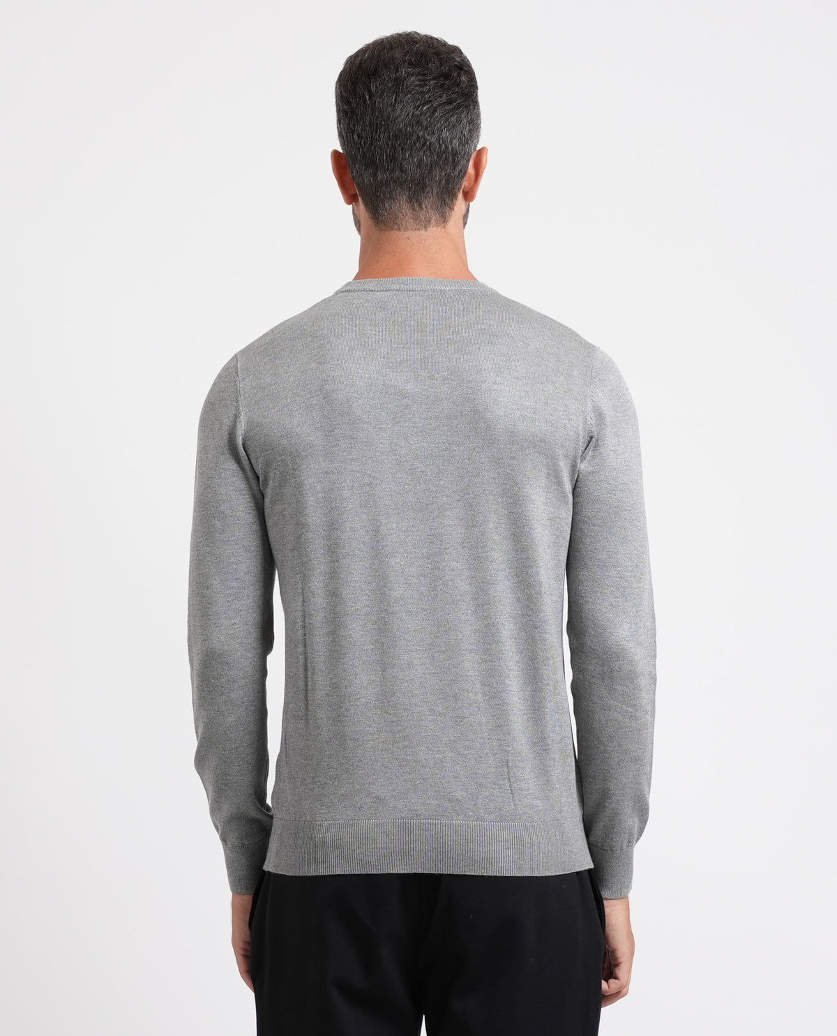 Maglia uomo Sette/Mezzo girocollo con targhetta 