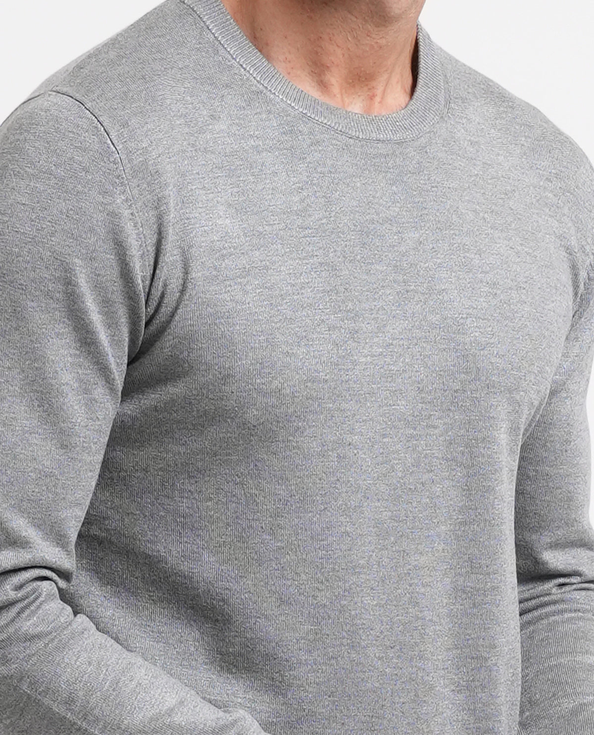Maglia uomo Sette/Mezzo girocollo con targhetta 