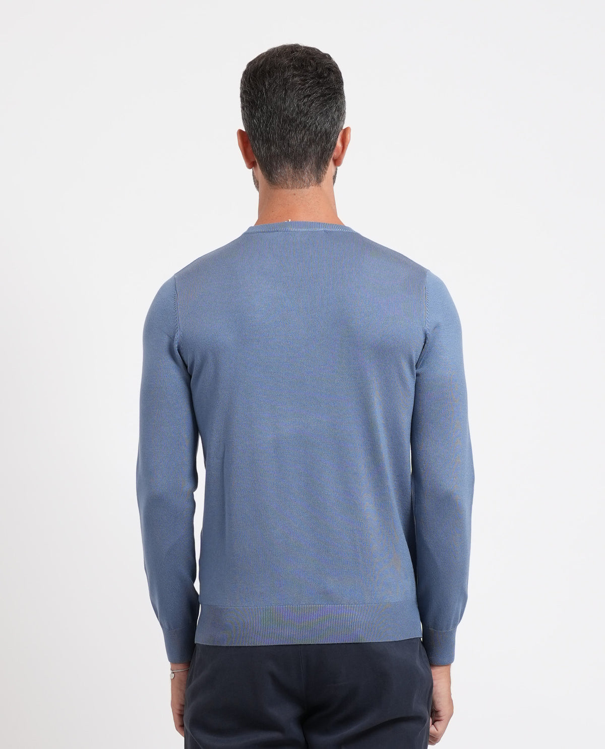 Maglia uomo Sette/Mezzo girocollo con targhetta 