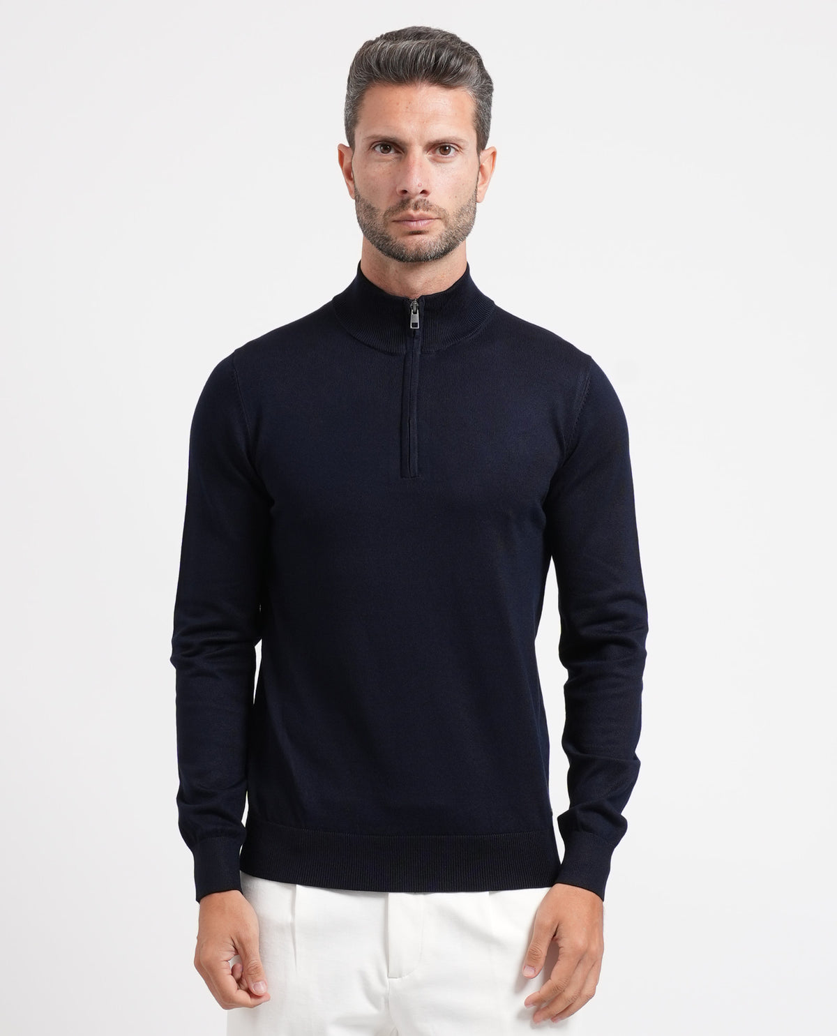 Maglione mezza zip Sette/Mezzo uomo 