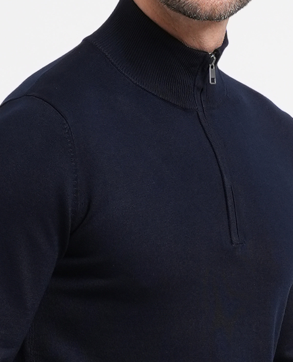 Maglione mezza zip Sette/Mezzo uomo 