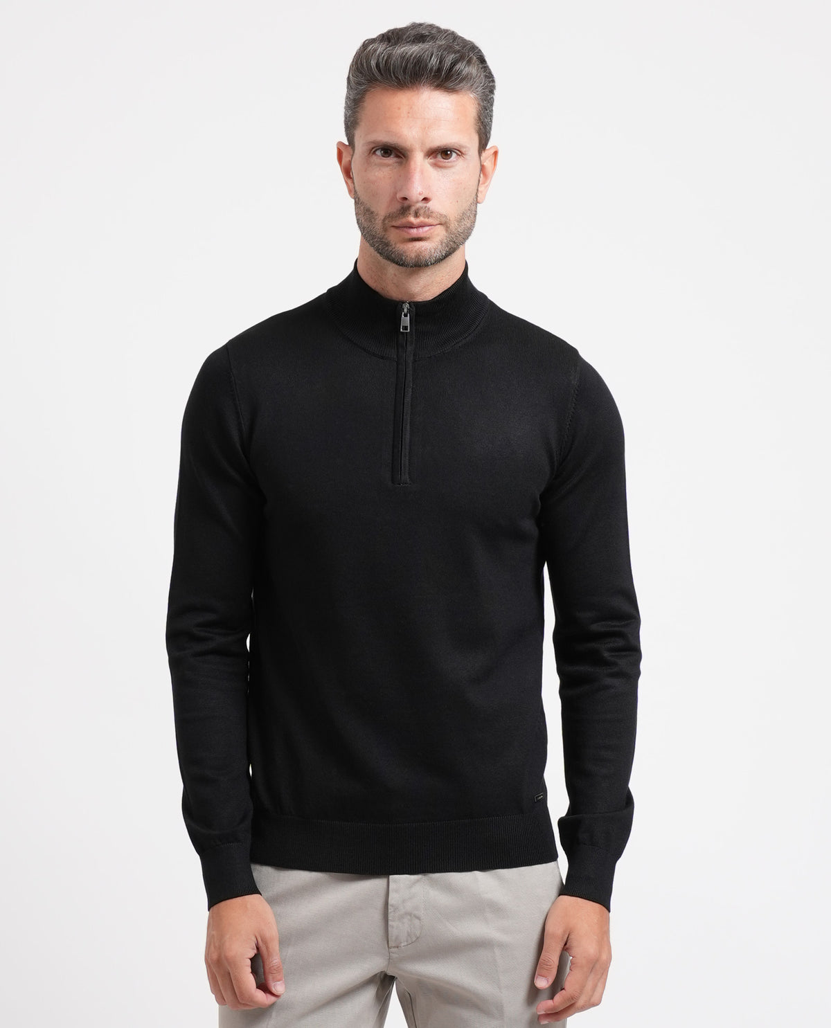 Maglione mezza zip Sette/Mezzo uomo 