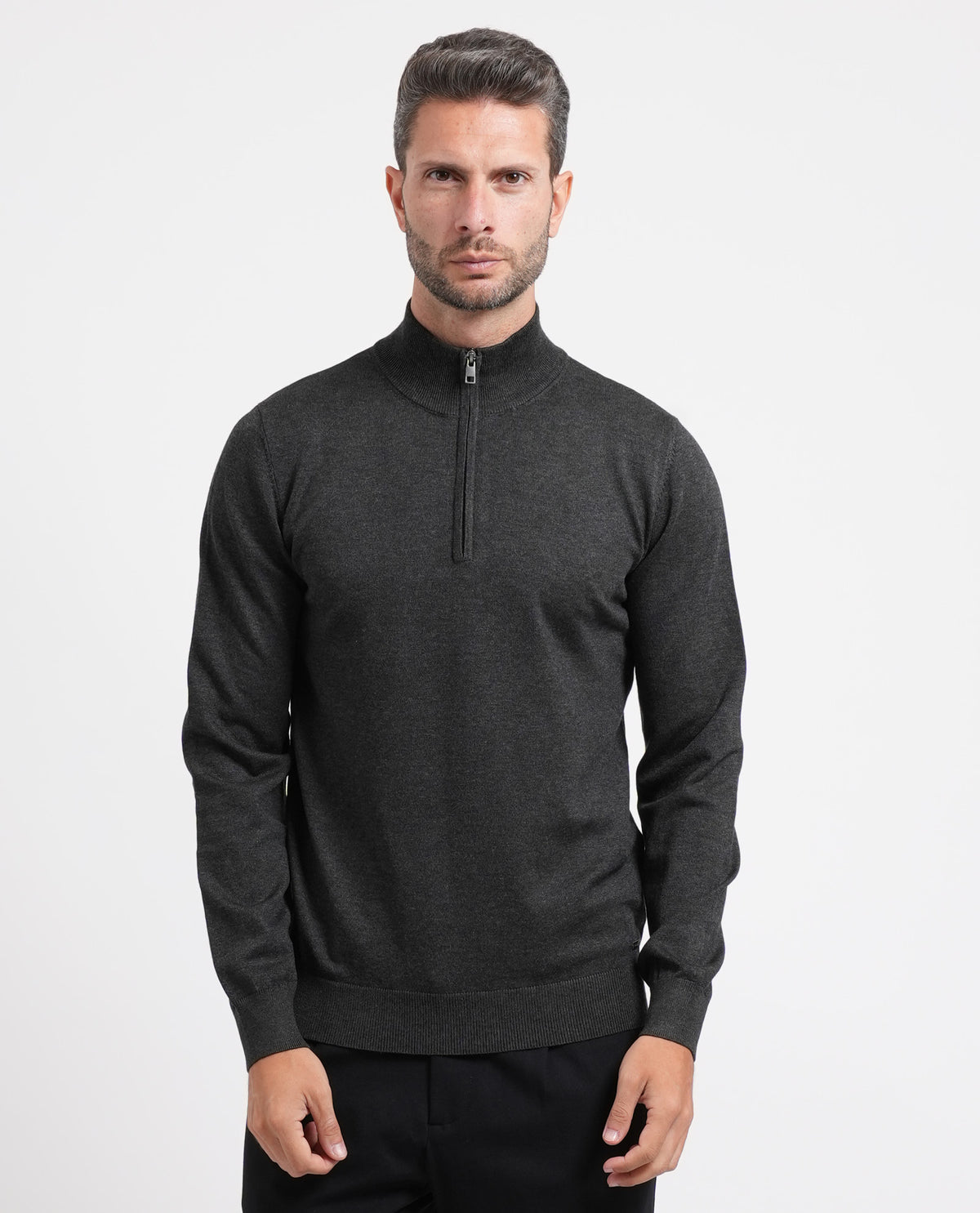 Maglione mezza zip Sette/Mezzo uomo 