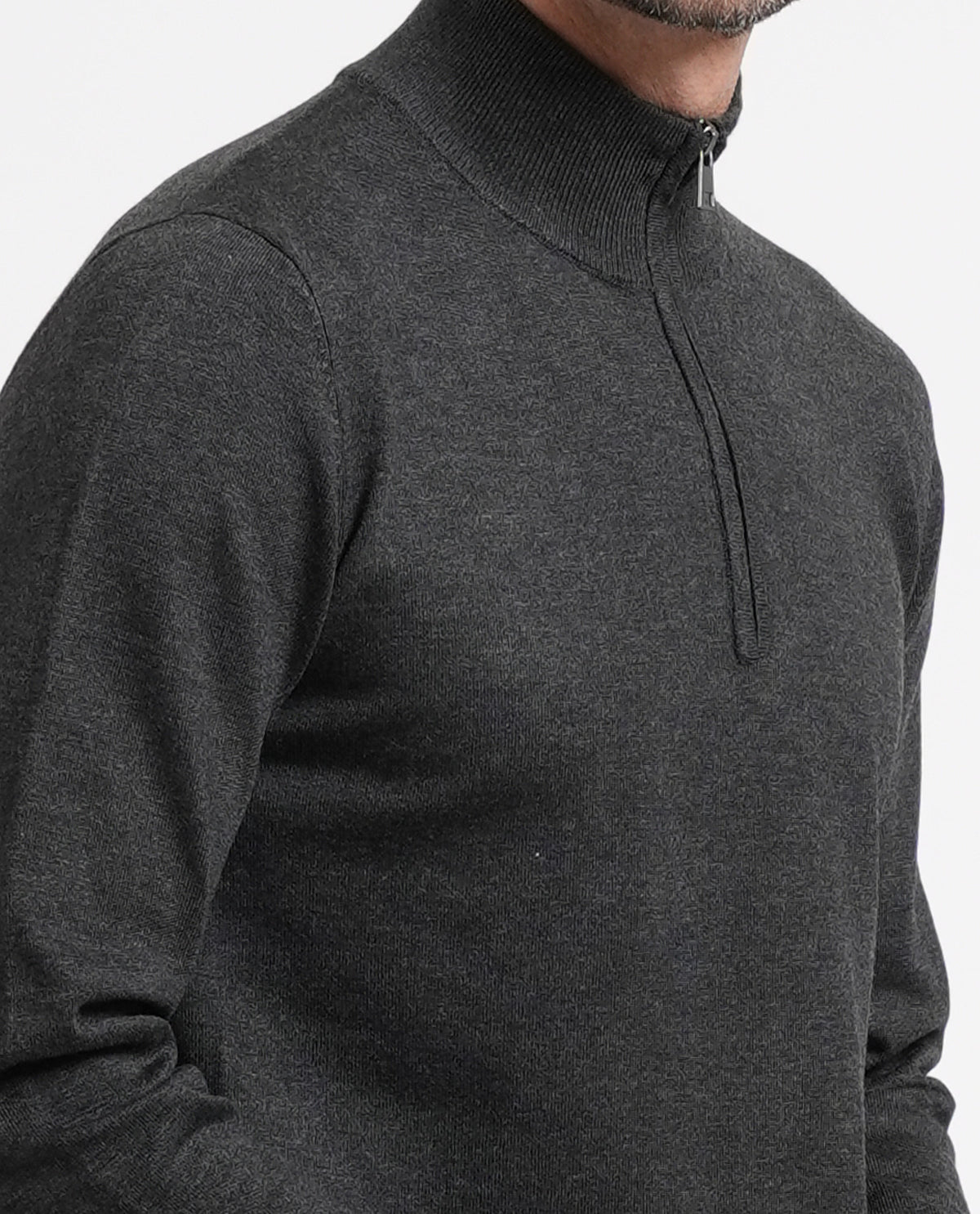 Maglione mezza zip Sette/Mezzo uomo 