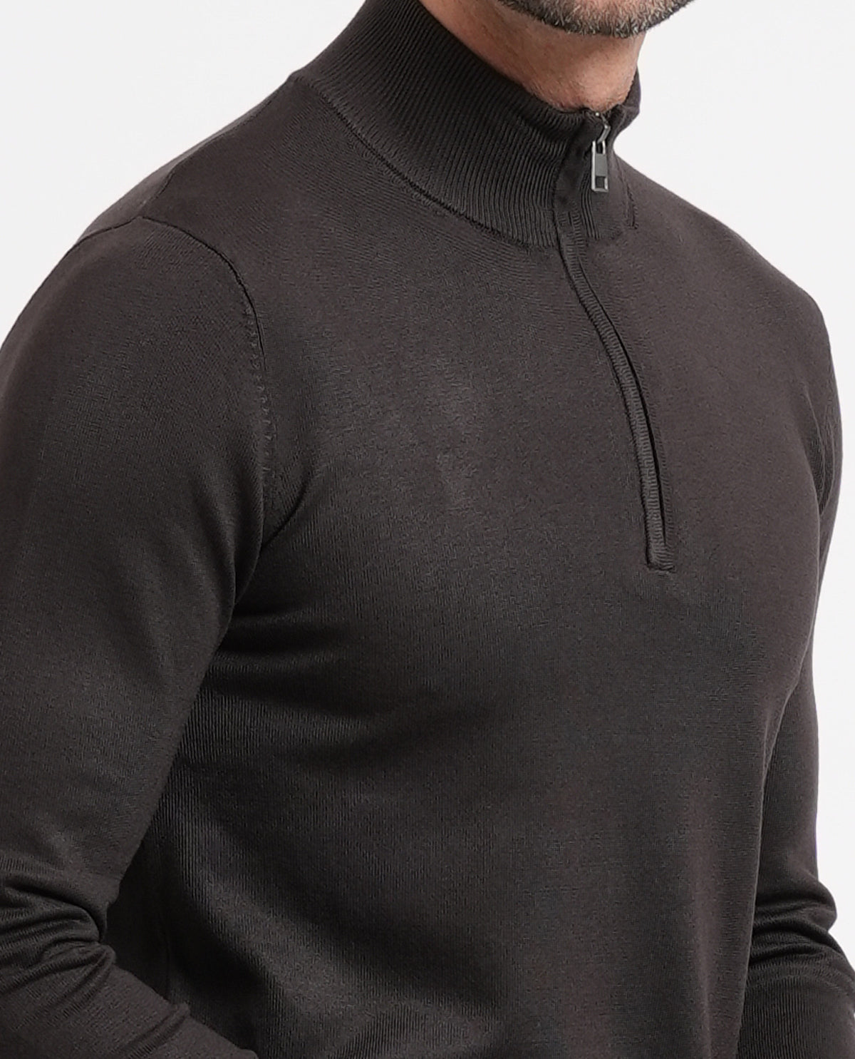 Maglione mezza zip Sette/Mezzo uomo 