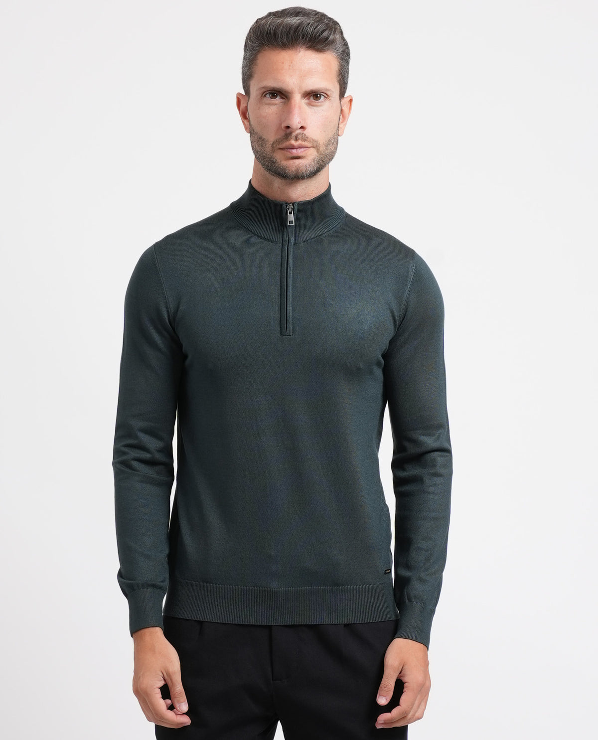 Maglione mezza zip Sette/Mezzo uomo 