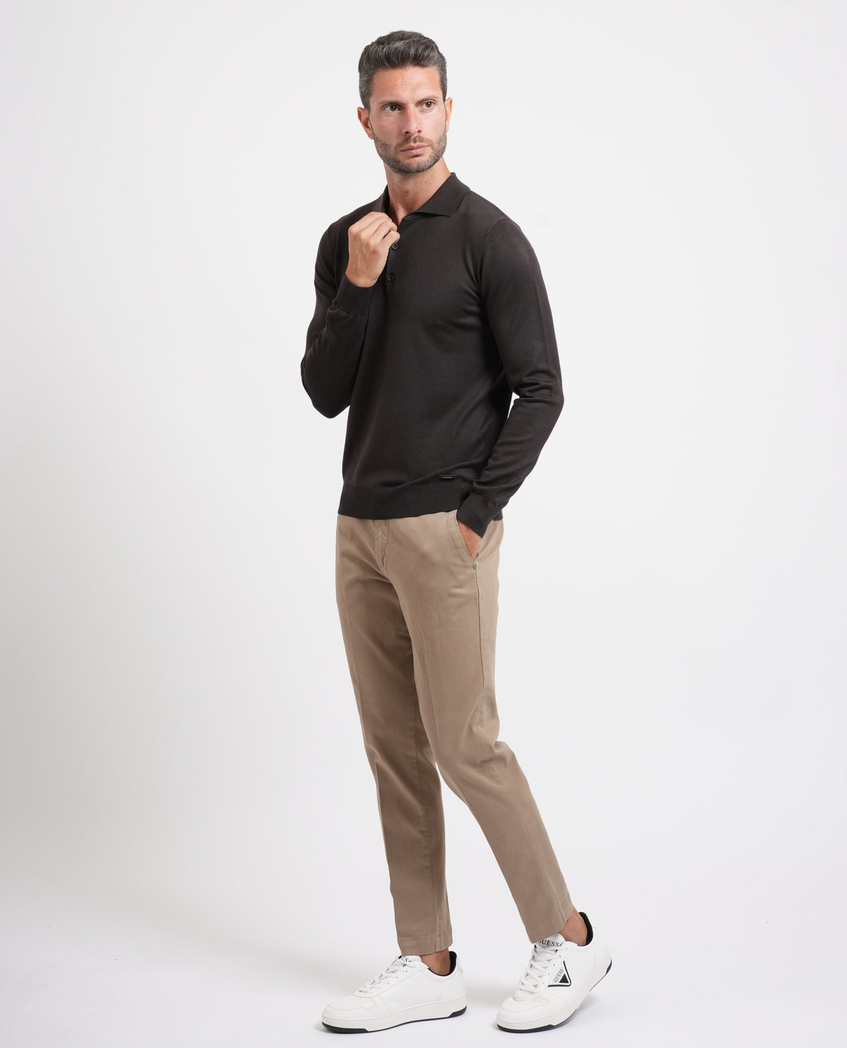 Maglia uomo Sette/Mezzo con bottoni 