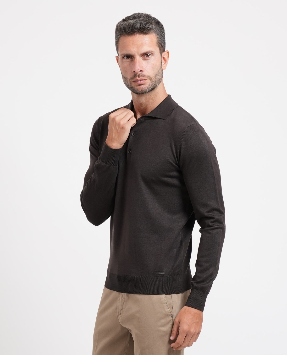 Maglia uomo Sette/Mezzo con bottoni 
