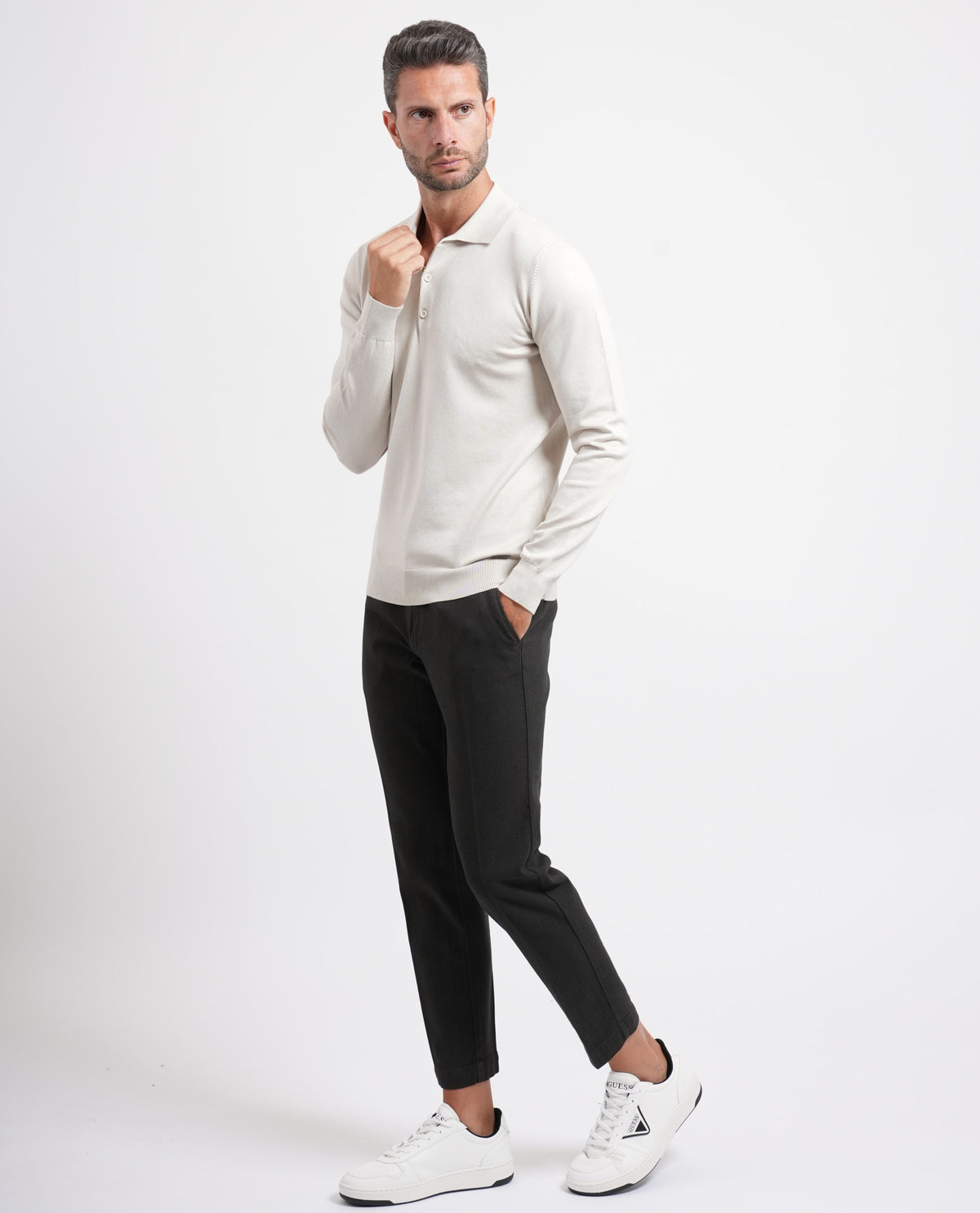 Maglia uomo Sette/Mezzo con bottoni 