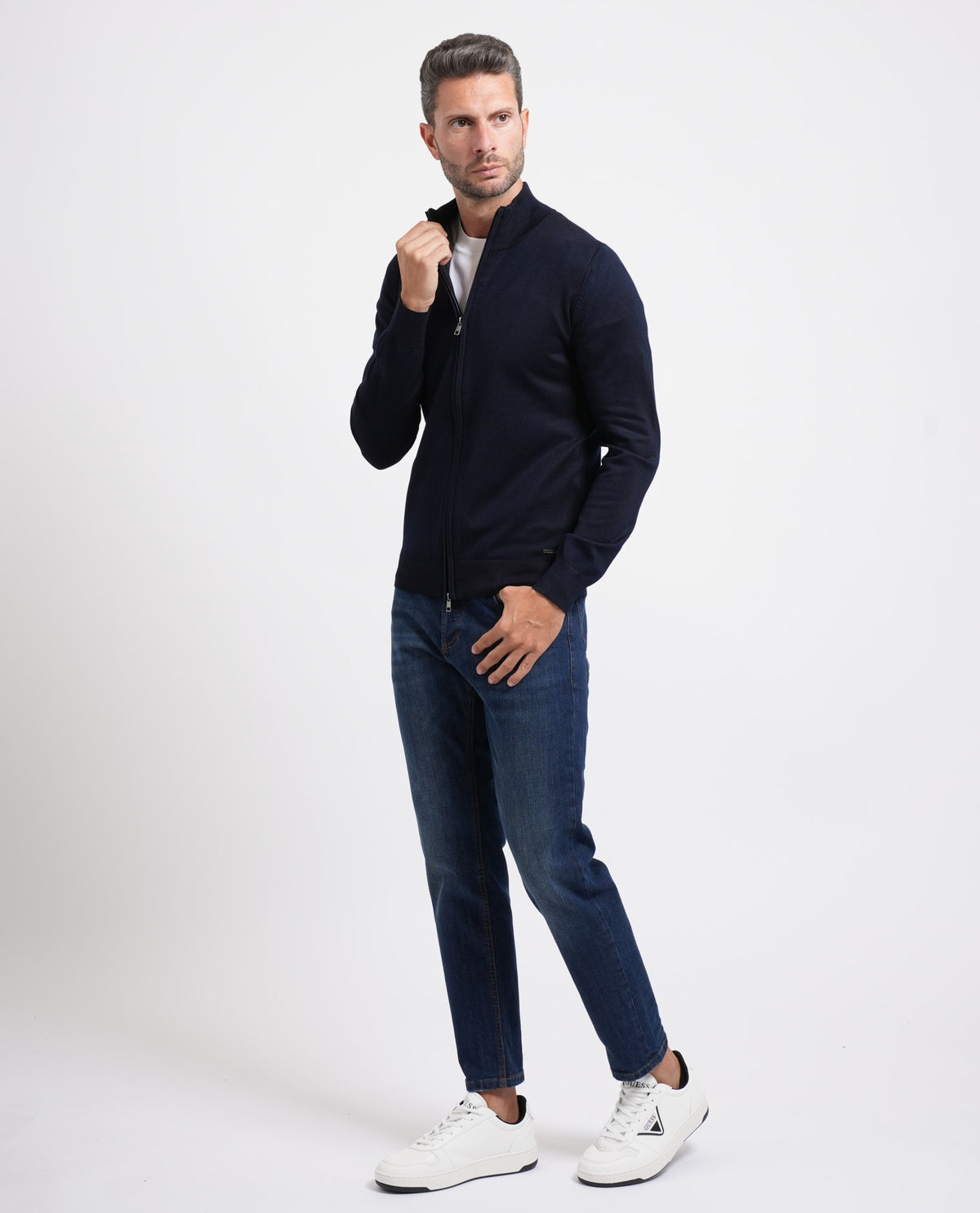 Maglione fullzip Sette/Mezzo uomo 