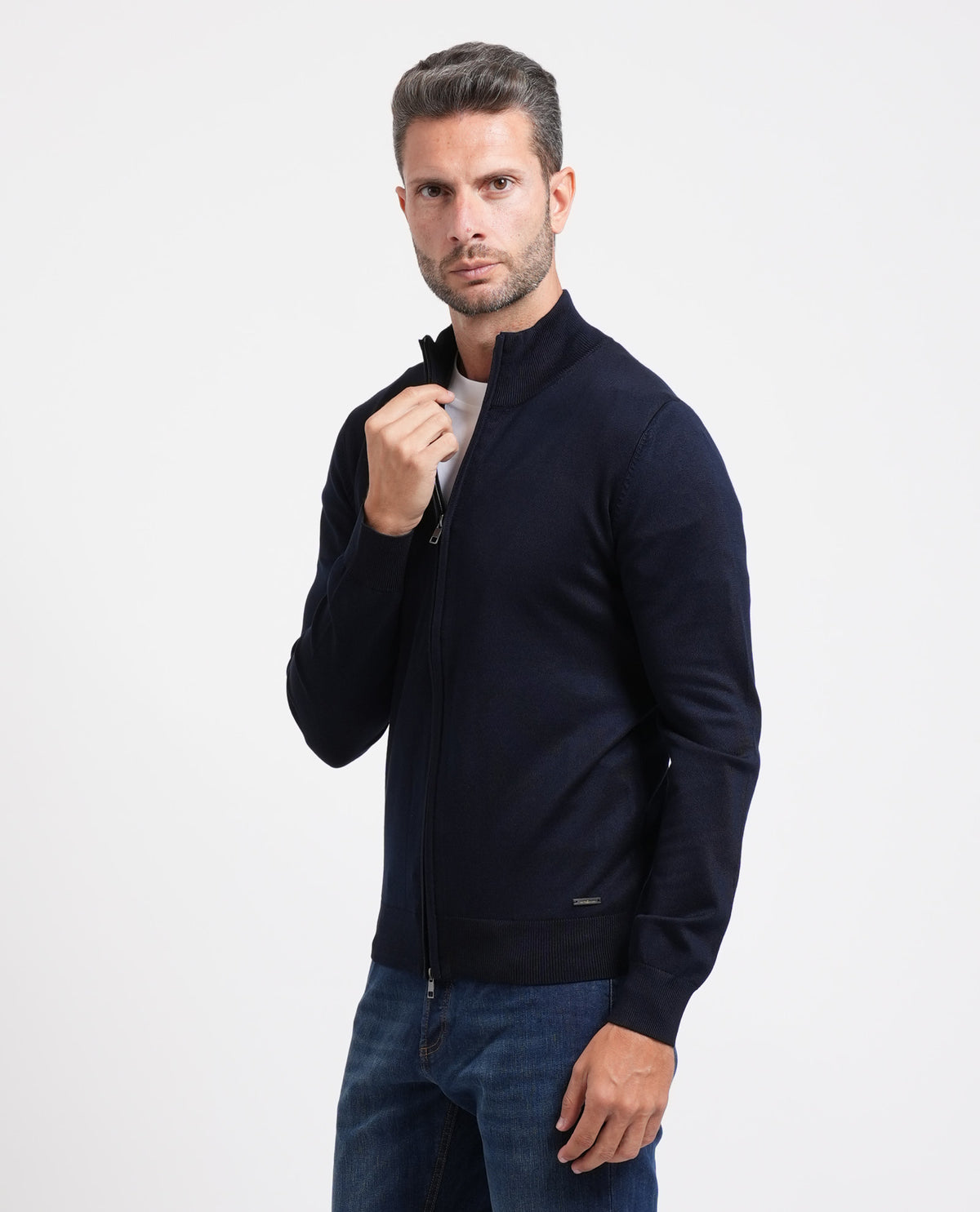 Maglione fullzip Sette/Mezzo uomo 