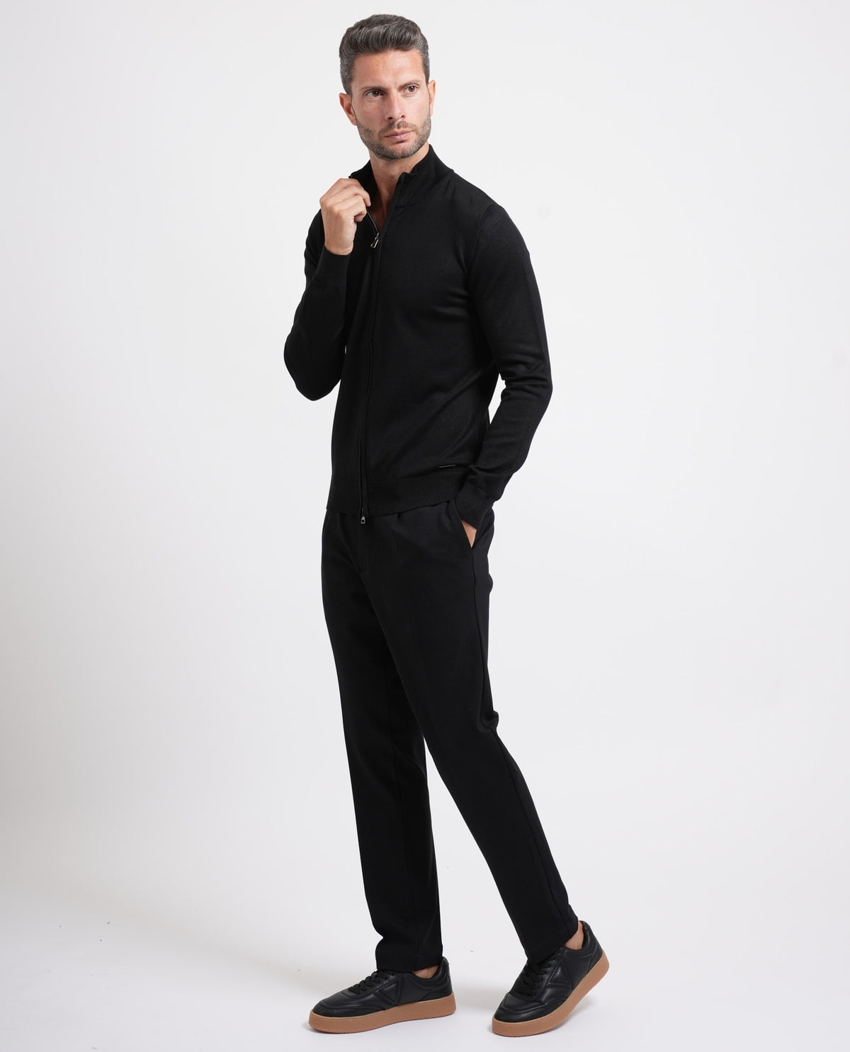 Maglione fullzip Sette/Mezzo uomo 