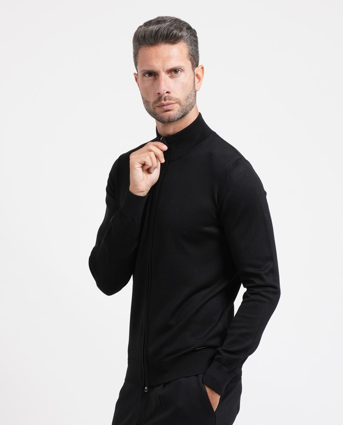 Maglione fullzip Sette/Mezzo uomo 