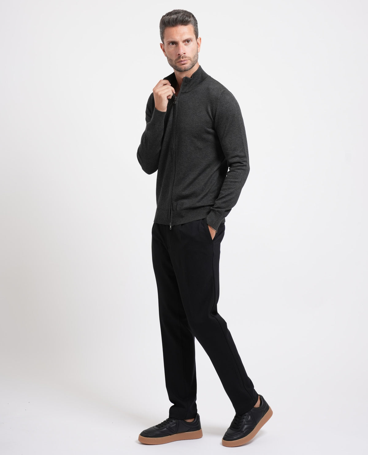 Maglione fullzip Sette/Mezzo uomo 