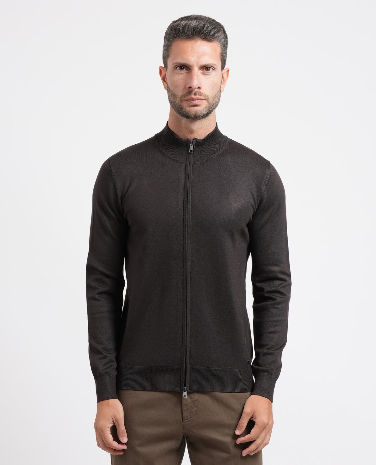 Maglione fullzip Sette/Mezzo uomo 